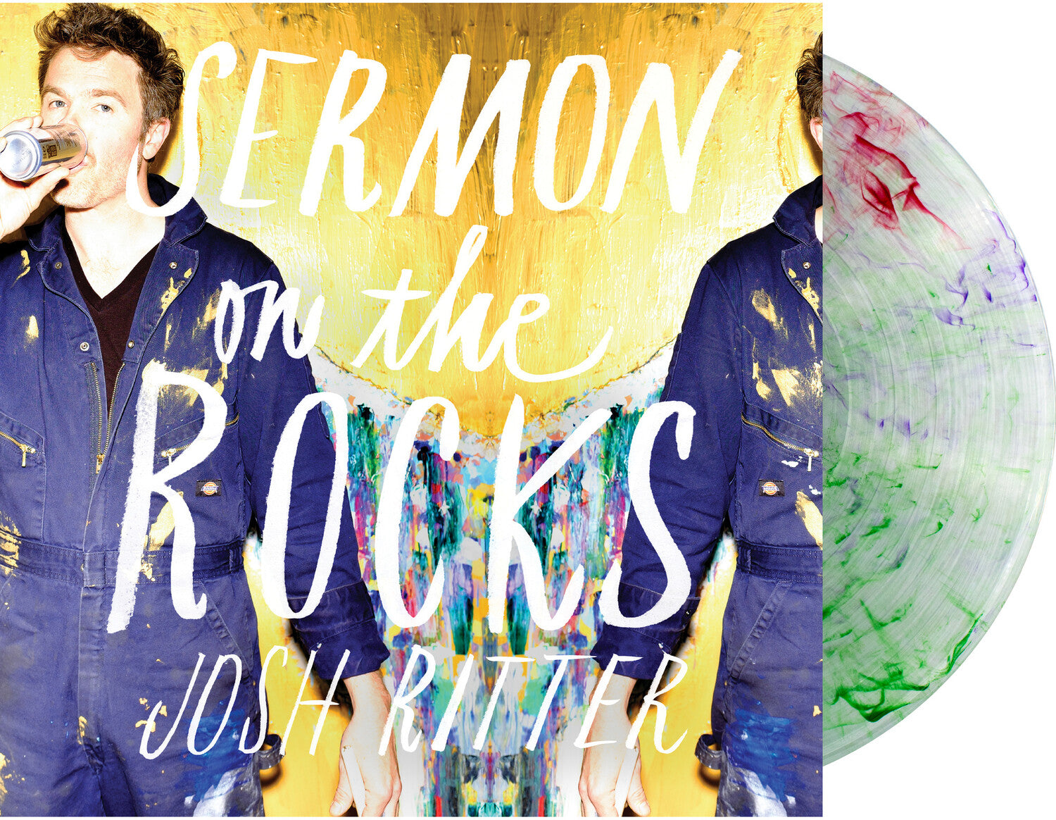 Josh Ritter - Sermon On The Rocks [Clear with red, purple, green swirl LP] (Clear Vinyl)