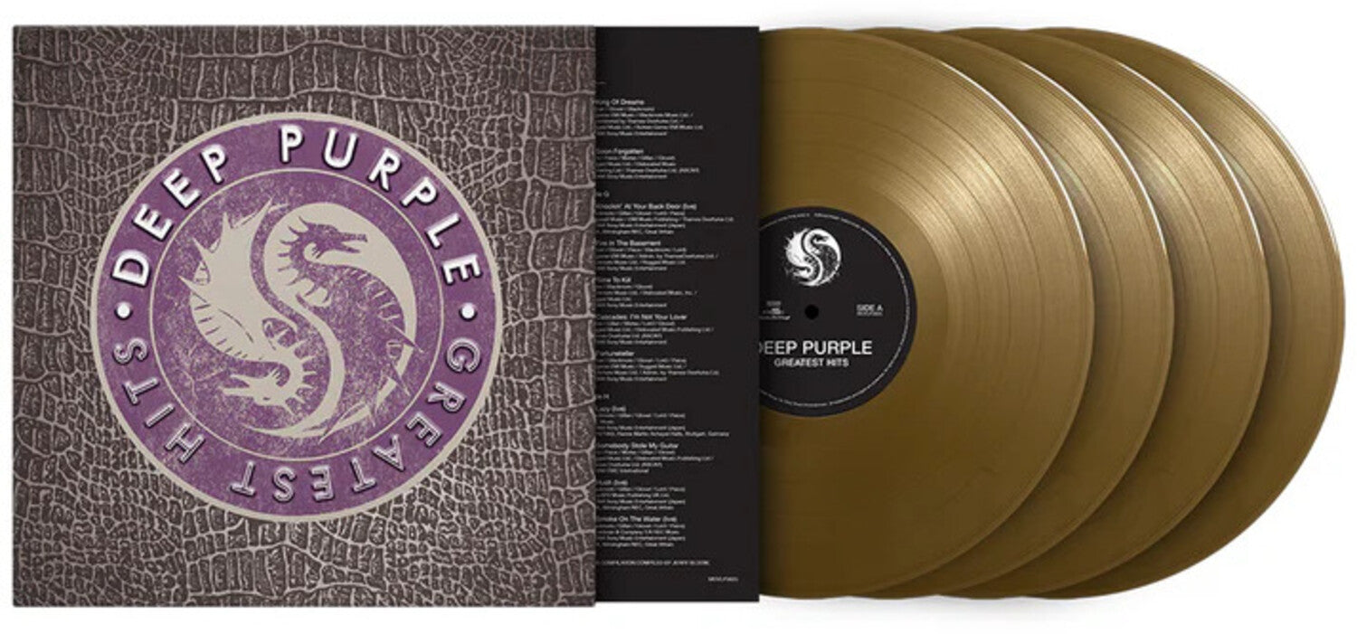 Deep Purple - Greatest Hits - Limited 180 4xLP (Gold Vinyl)