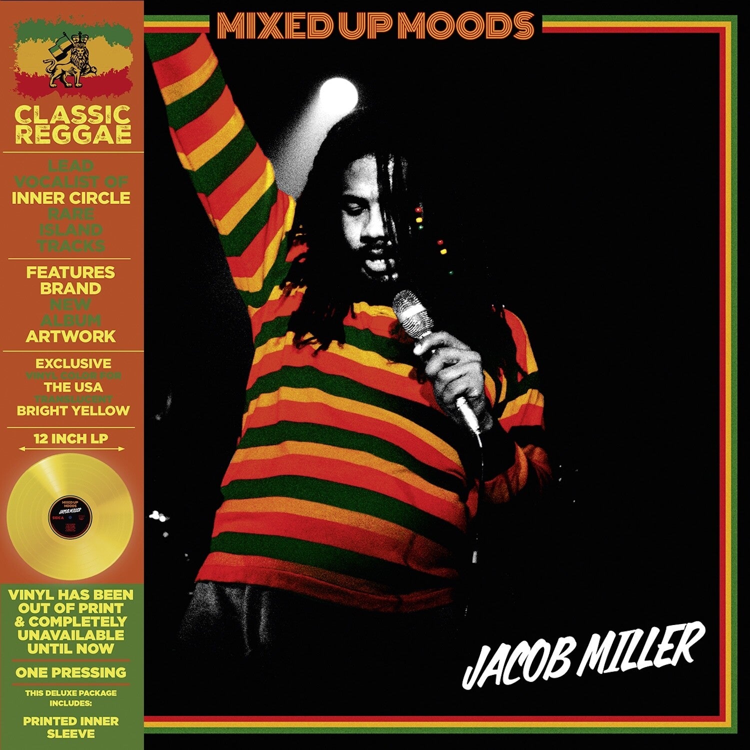 Jacob Miller - Mixed Up Moods - Yellow (Yellow Vinyl)