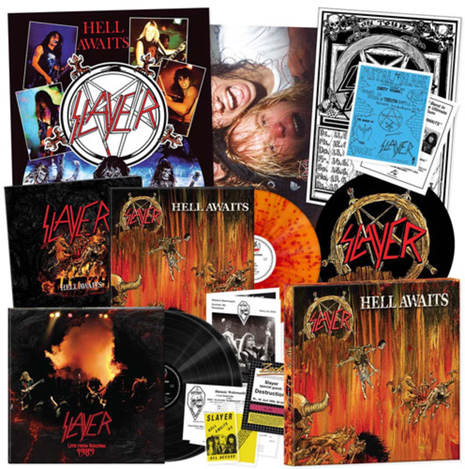 Slayer - Hell Awaits 3xLP (Red Vinyl)