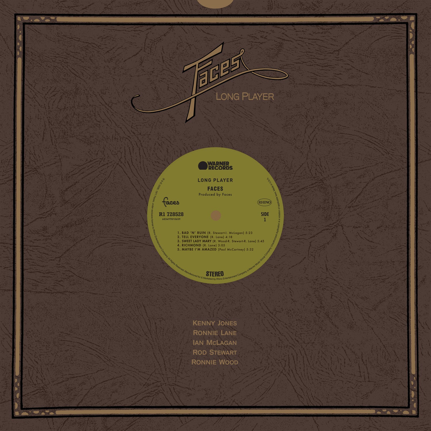 Faces - Long Player 2xLP (Limited Edition)