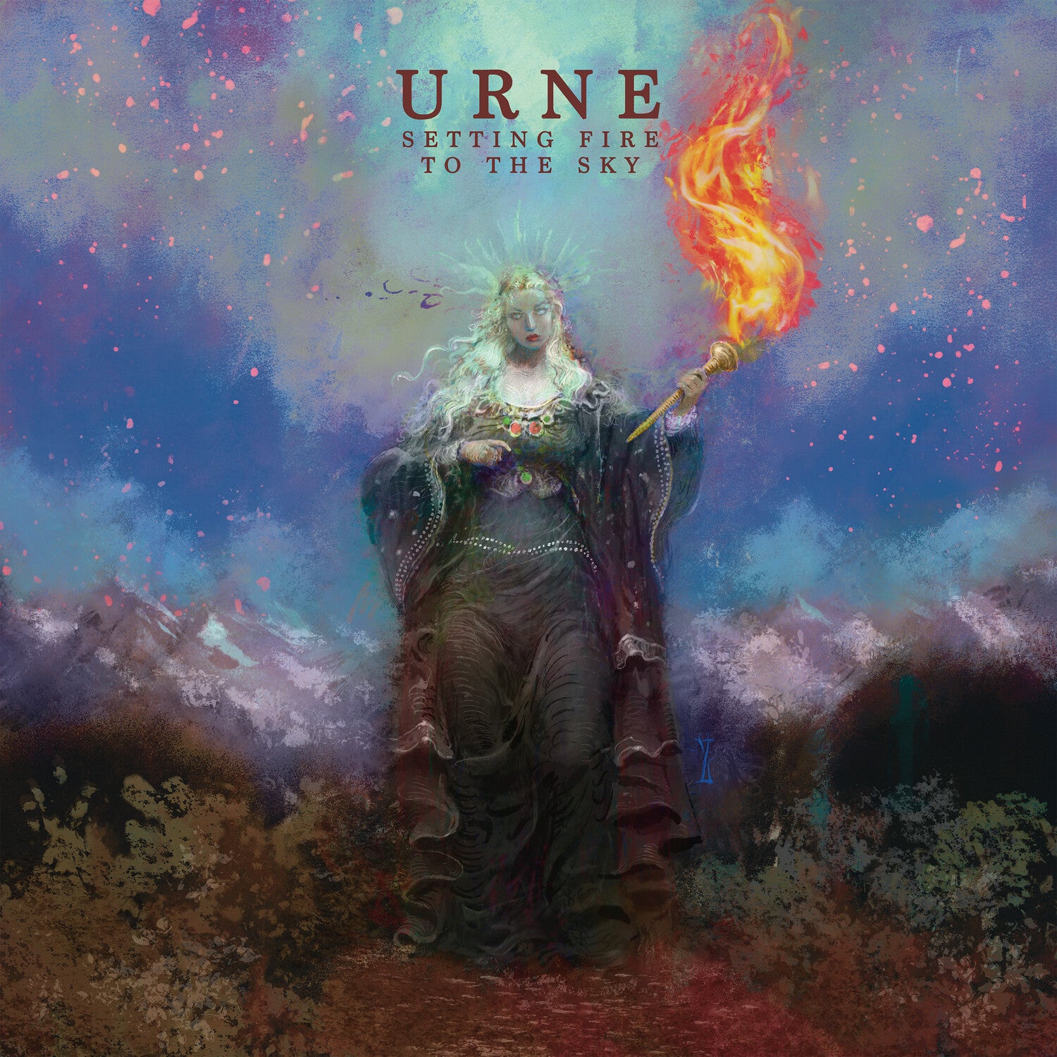 Urne - Setting Fire to the Sky - Turquoise (Turquoise Vinyl)