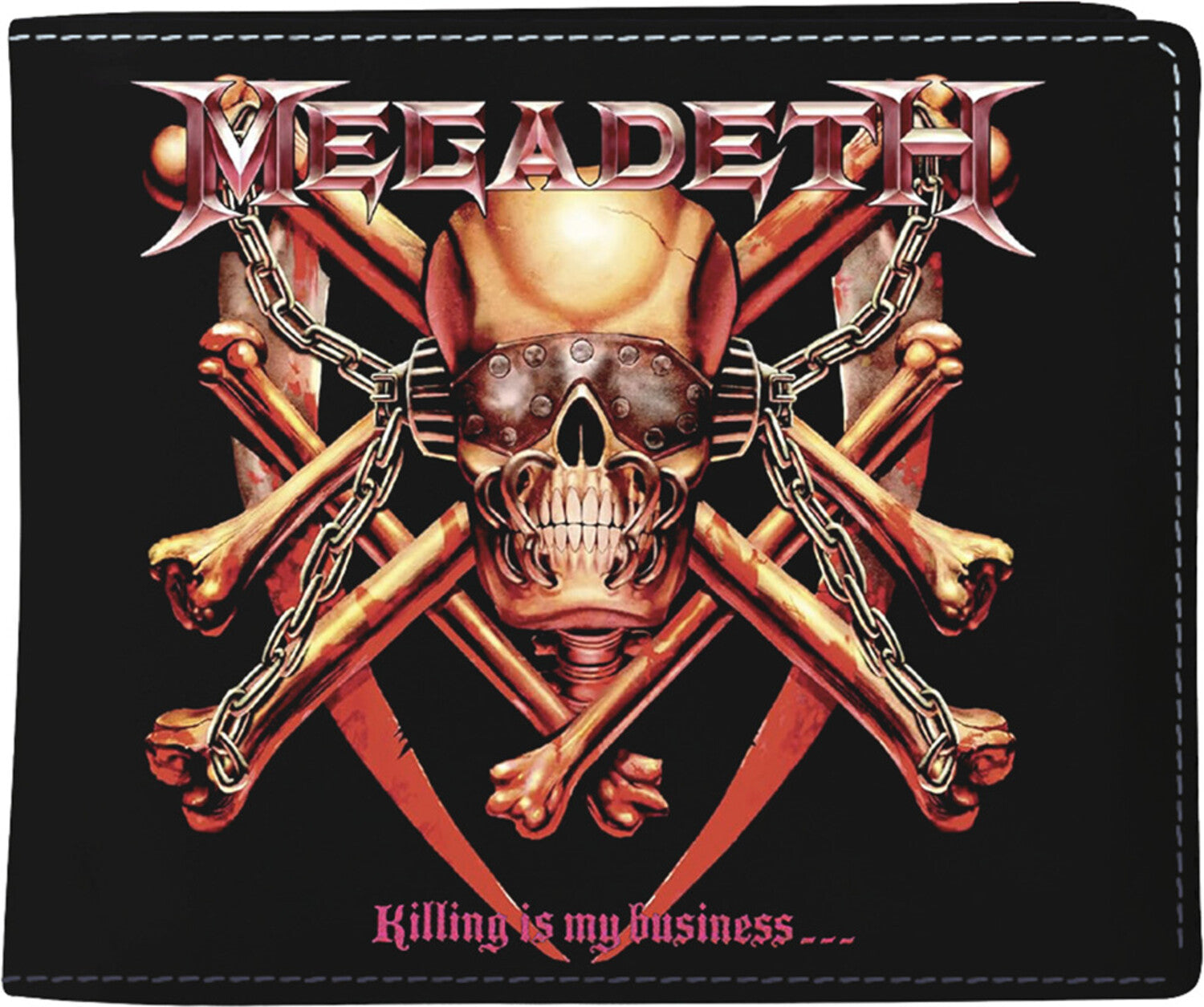 Rocksax - Megadeth - Killing Is My Business - Wallet with Coin Pocket