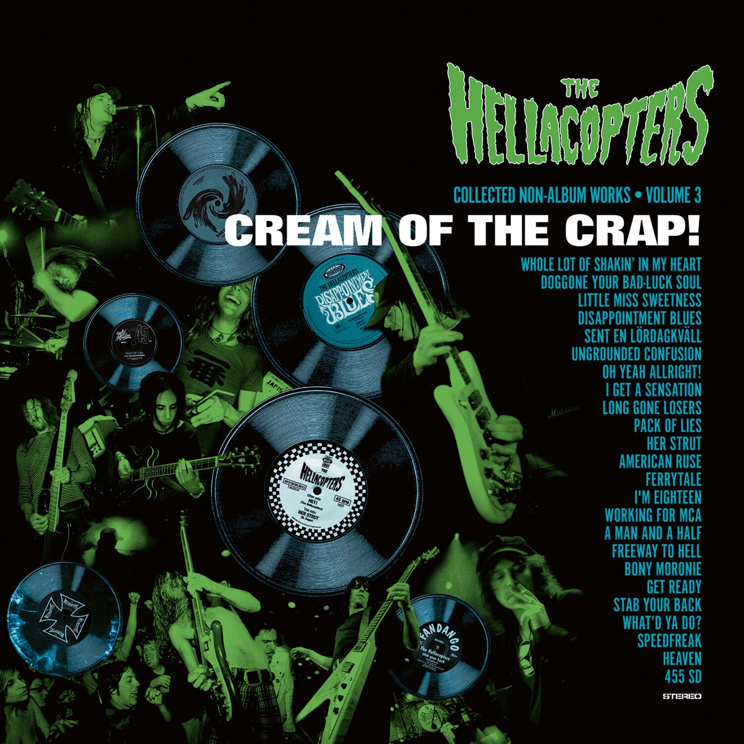 Hellacopters - Cream Of The Crap! Collected Non-Album Works Vol. 3 2xLP (Clear Vinyl)