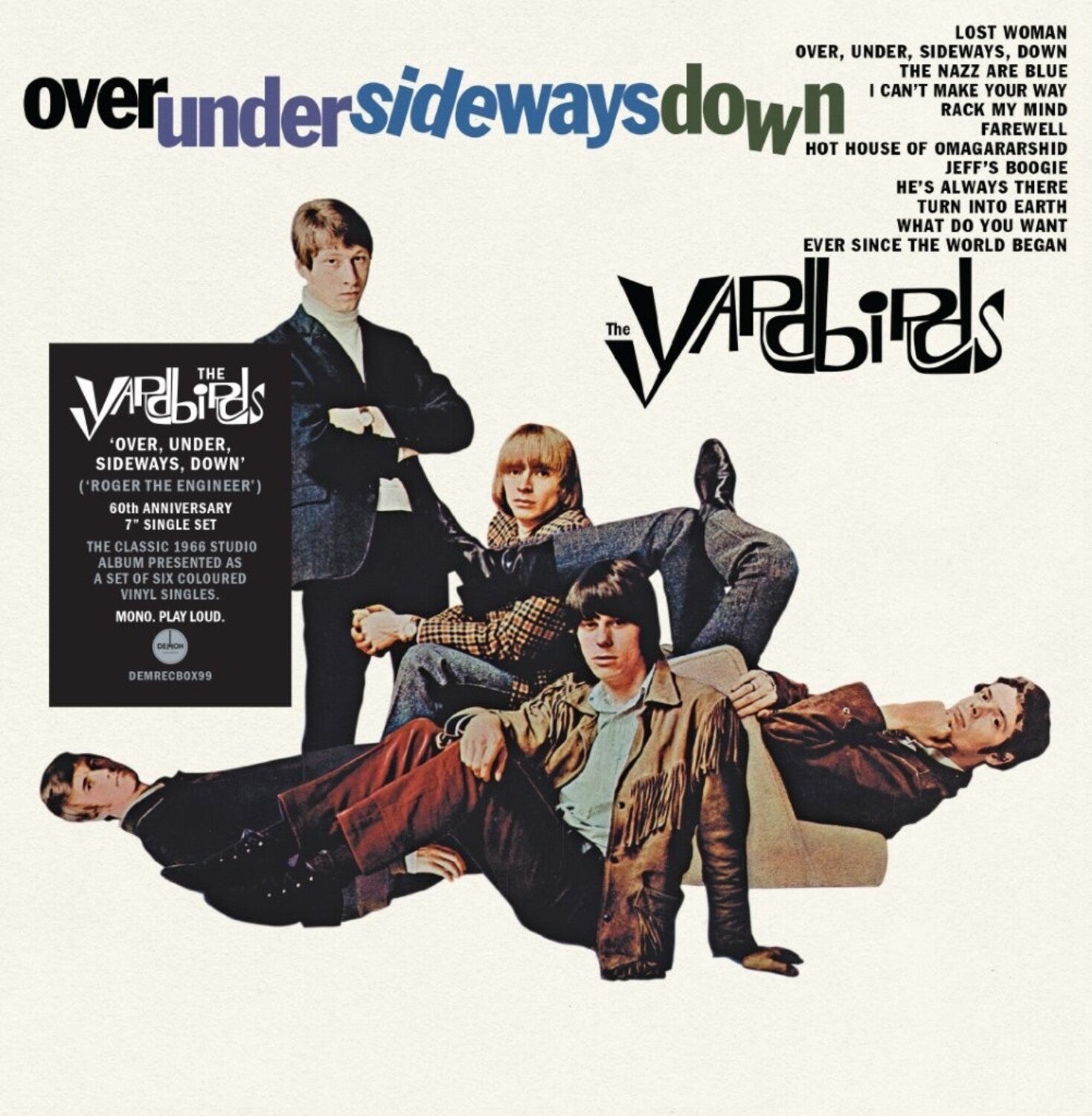 Yardbirds - Over Under Sideways Down: Roger The Engineer 60th Anniversary - Limited Edition Boxset with Six Coloured Vinyl 7-Inch Singles 6x7 (Limited Edition)