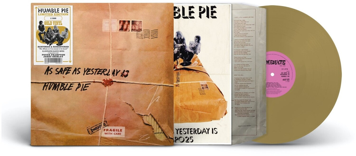 Humble Pie - As Safe As Yesterday (Gold Vinyl)