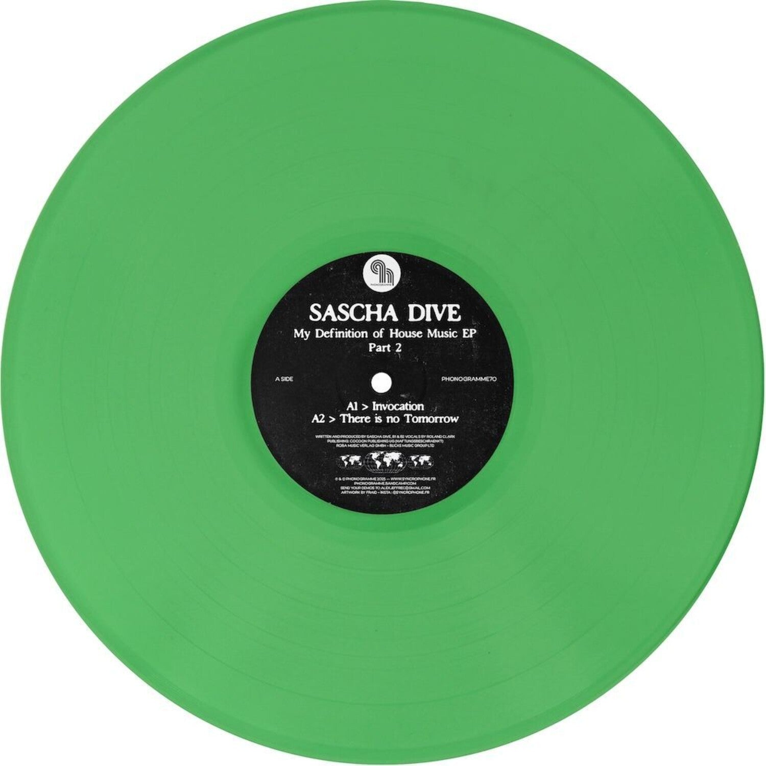 Sascha Dive - My Definition of House Music Vol. 2 (Green Vinyl)