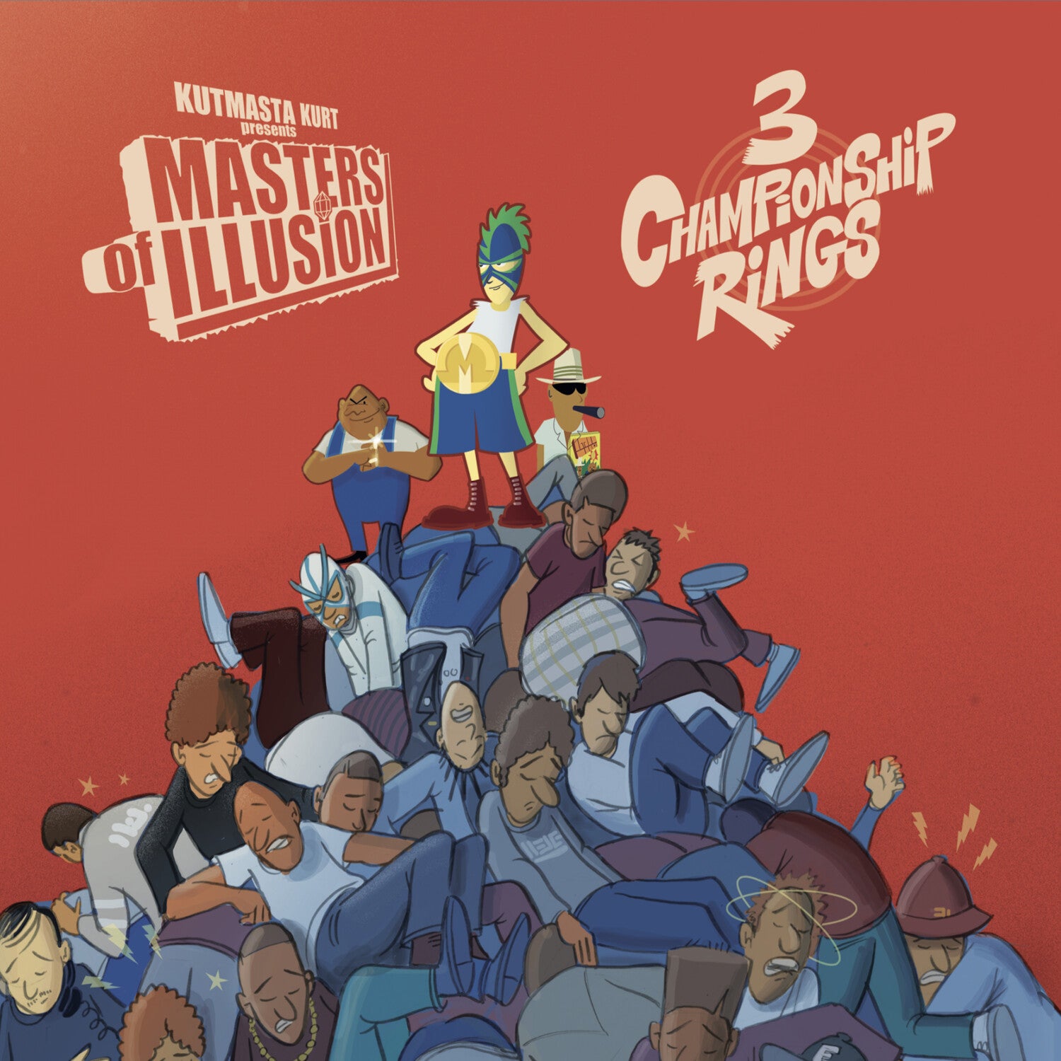 Kutmasta Kurt / Kool Keith / Motion Man - Masters of Illusion: 3 Championship Rings (Limited Edition)