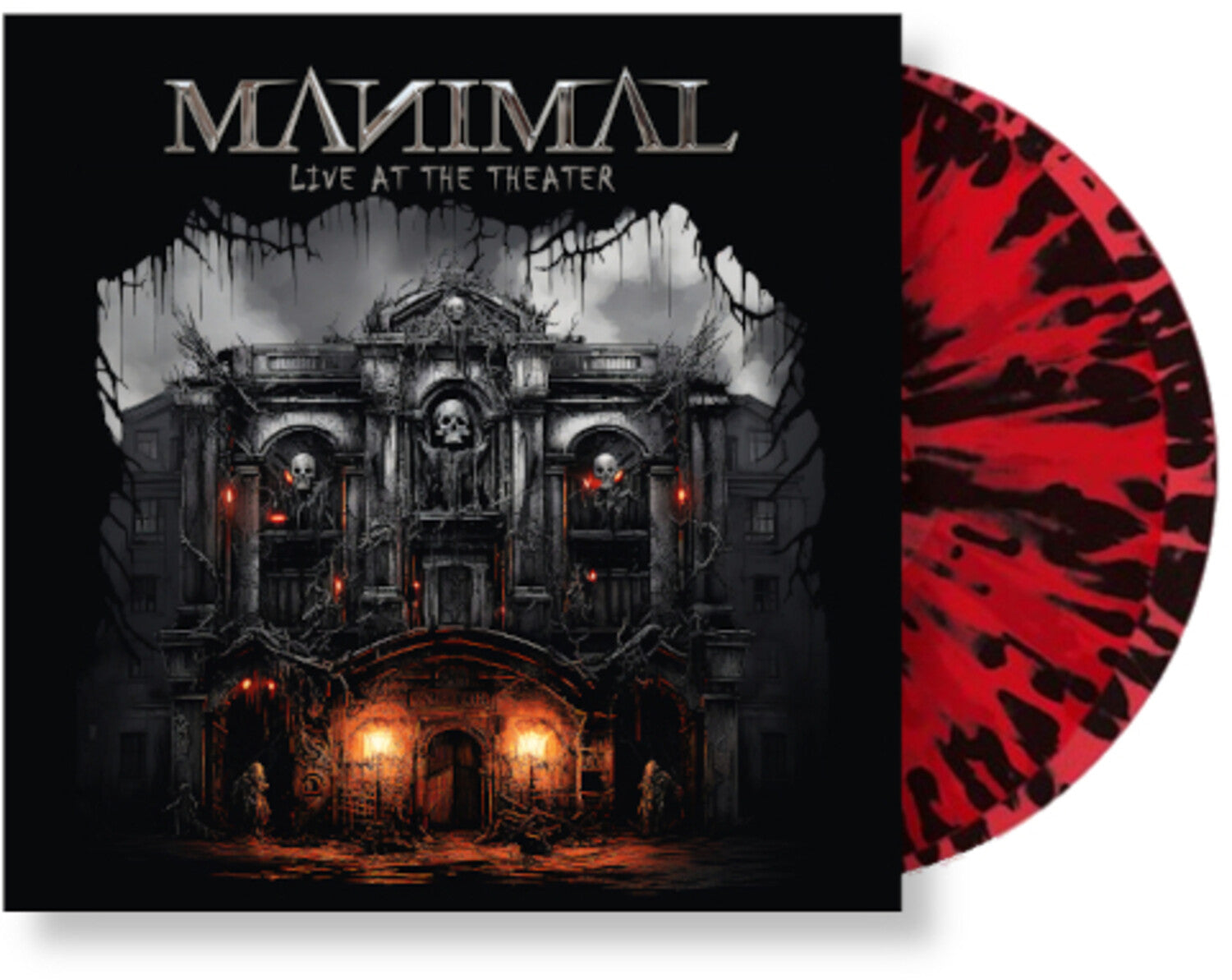 Manimal - Live At The Theater - Red/black (Splatter Vinyl)