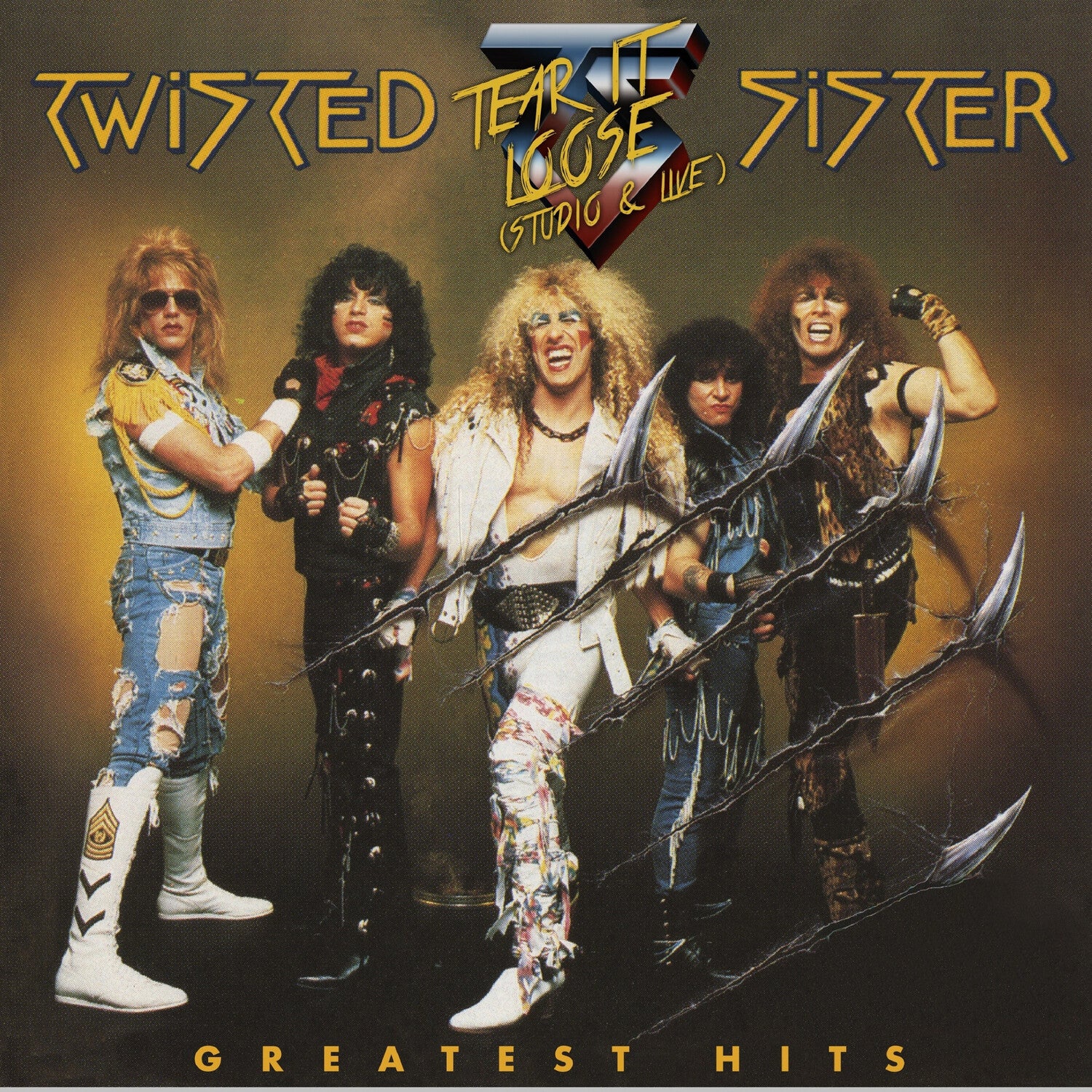 Twisted Sister - Greatest Hits 2xLP (Clear Vinyl)