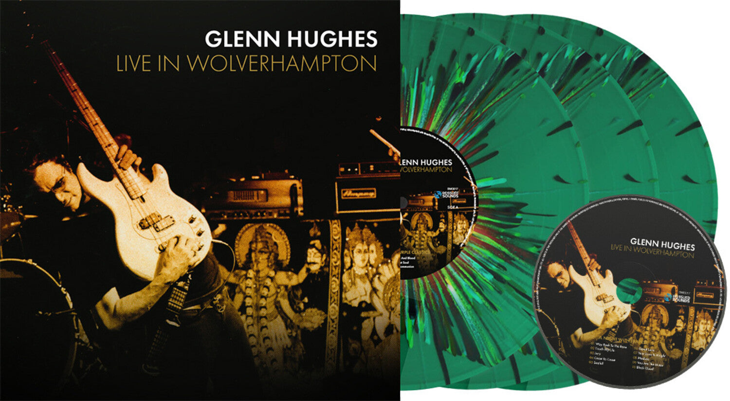 Glenn Hughes - Live In Wolverhampton - Alliance Exclusive Splatter Vinyl + Cd 3xLP (Splatter Vinyl)