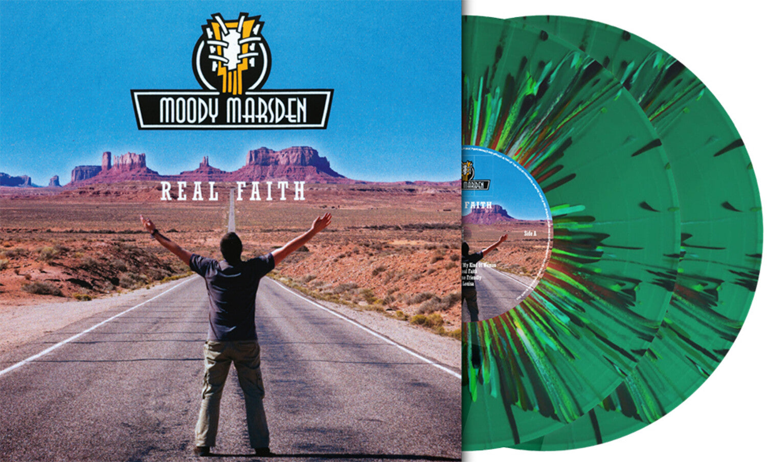 Moody Marsden - Real Faith - Alliance Exclusive Splatter Vinyl 2xLP (Splatter Vinyl)