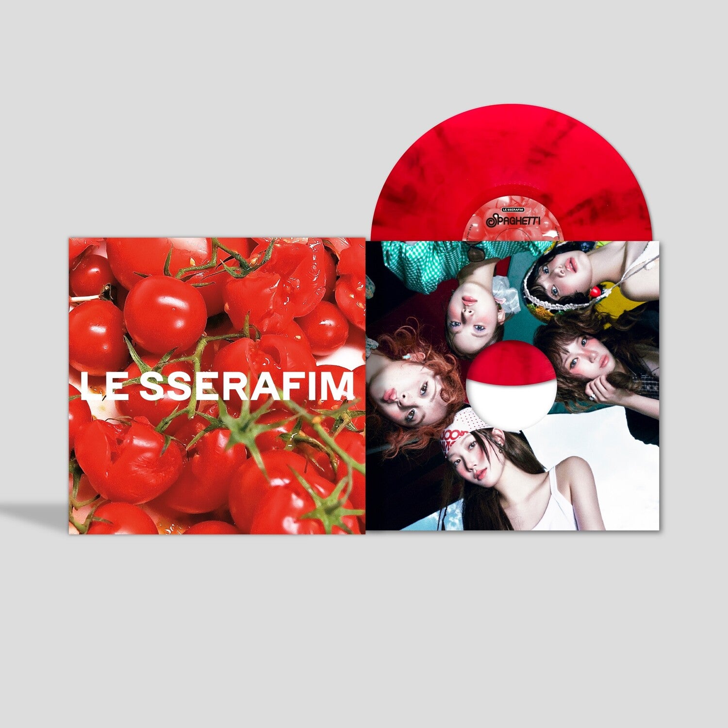 Le Sserafim - 1st Single Album SPAGHETTI (Red Vinyl)