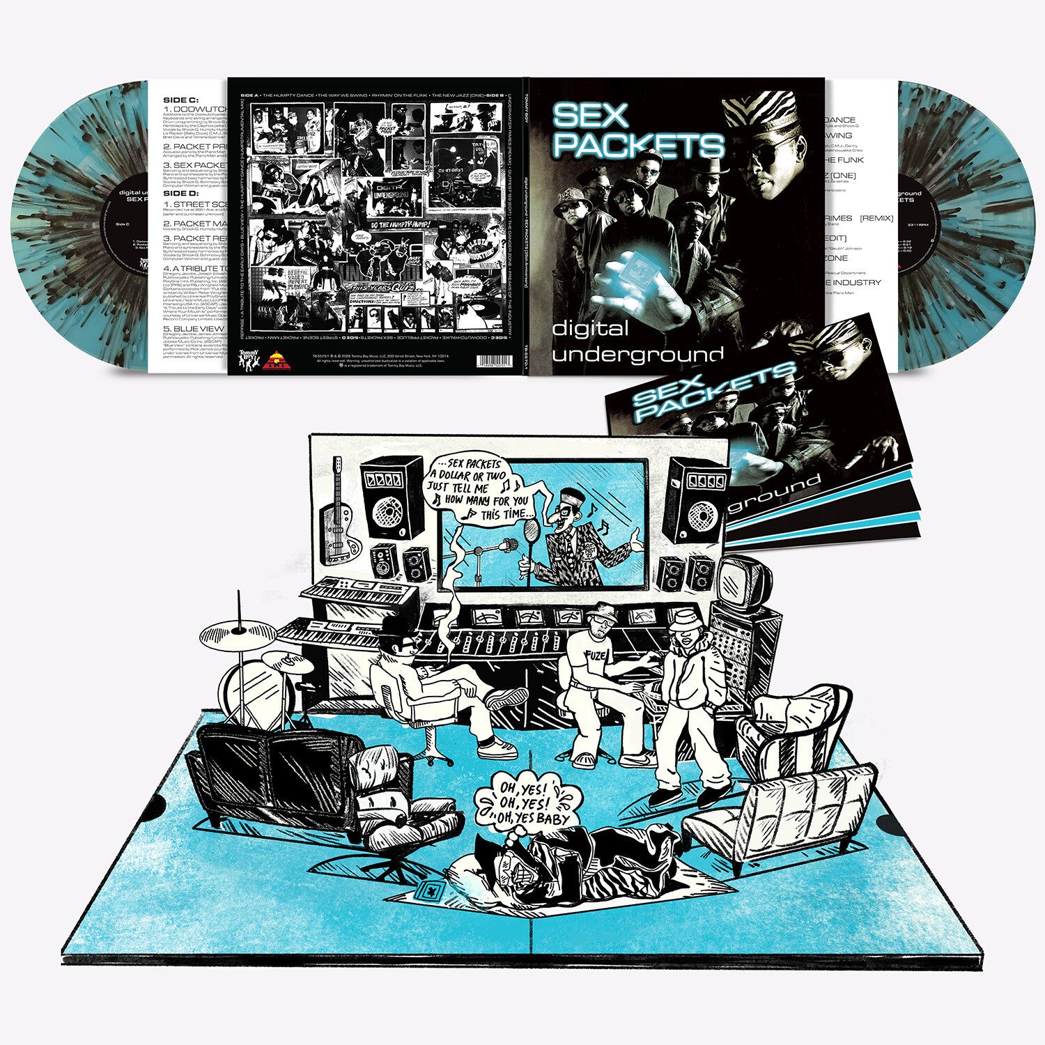 Digital Underground - Sex Packets - Pop-Up Version 2xLP (Blue Vinyl)
