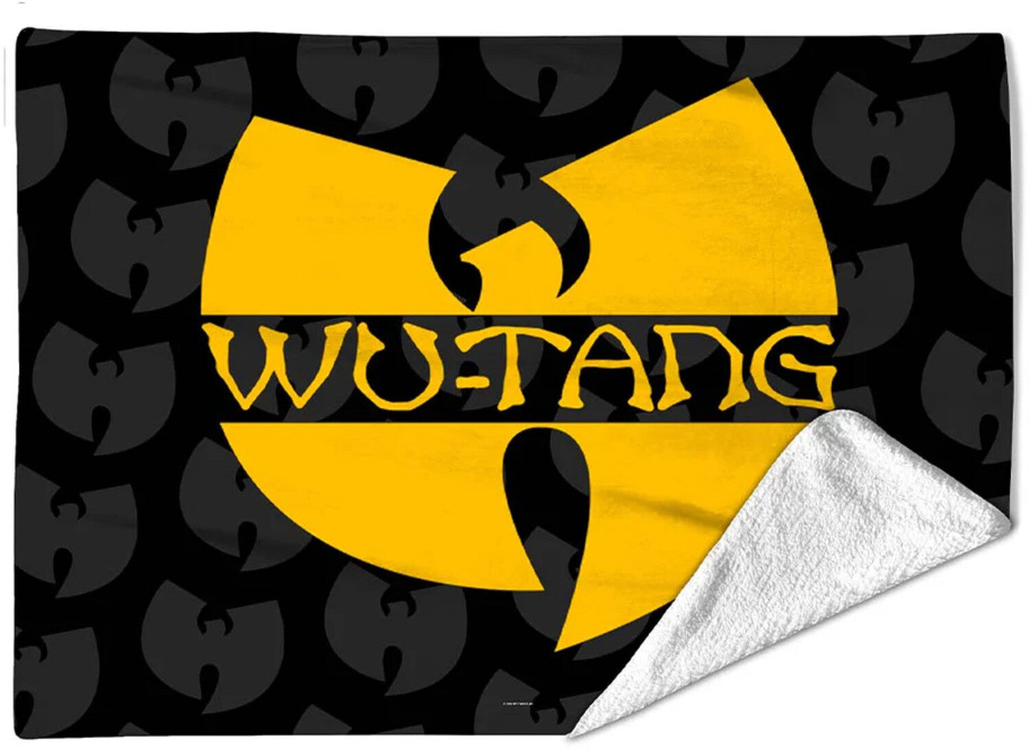 Rocksax - Wu-Tang Clan - Logo - Sherpa Fleece Blanket (60 in x 80 in)