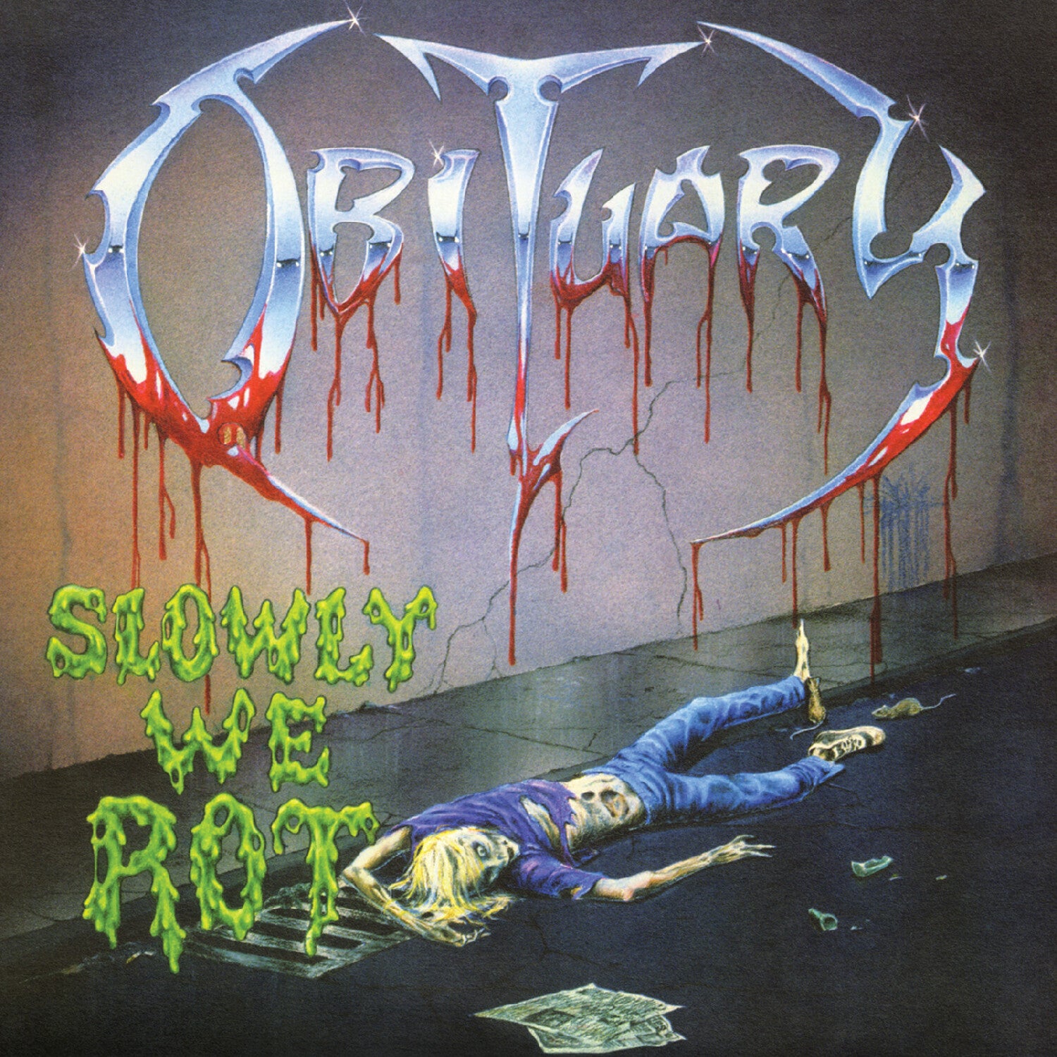 Obituary - Slowly We Rot (Blue Vinyl)