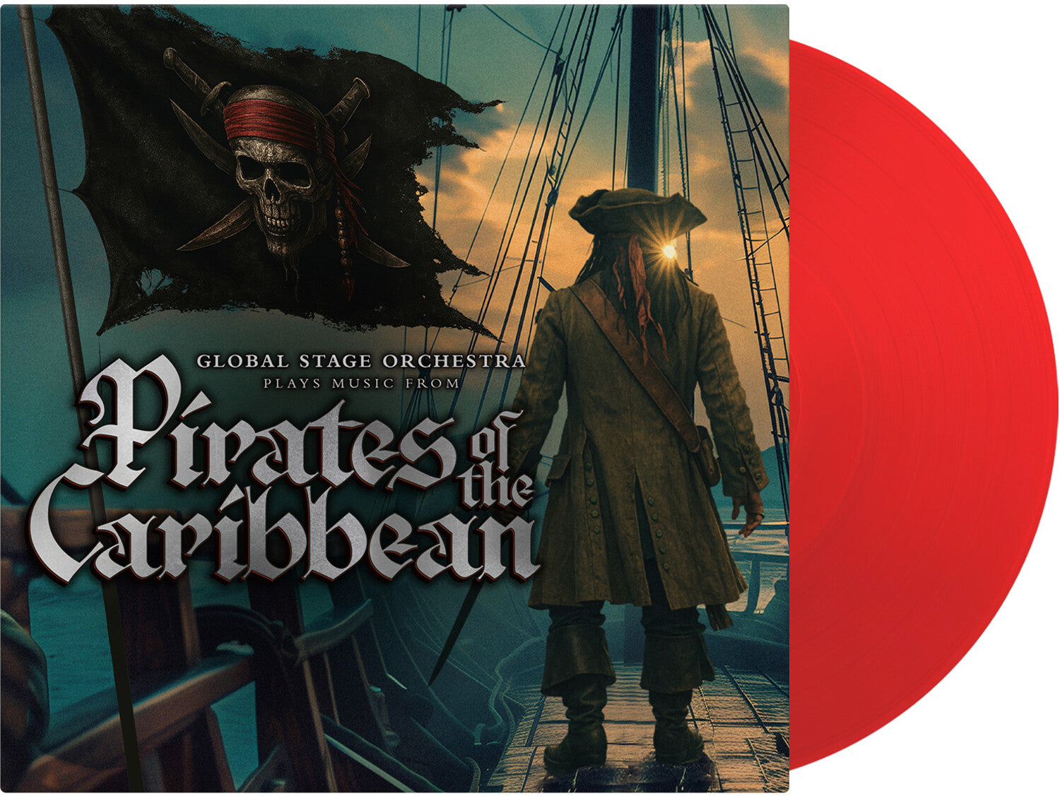 Global Stage Orchestra - (Plays Music From) The Pirates Of The Caribbean - Ltd 180gm Transparent Red Vinyl (Clear Vinyl)