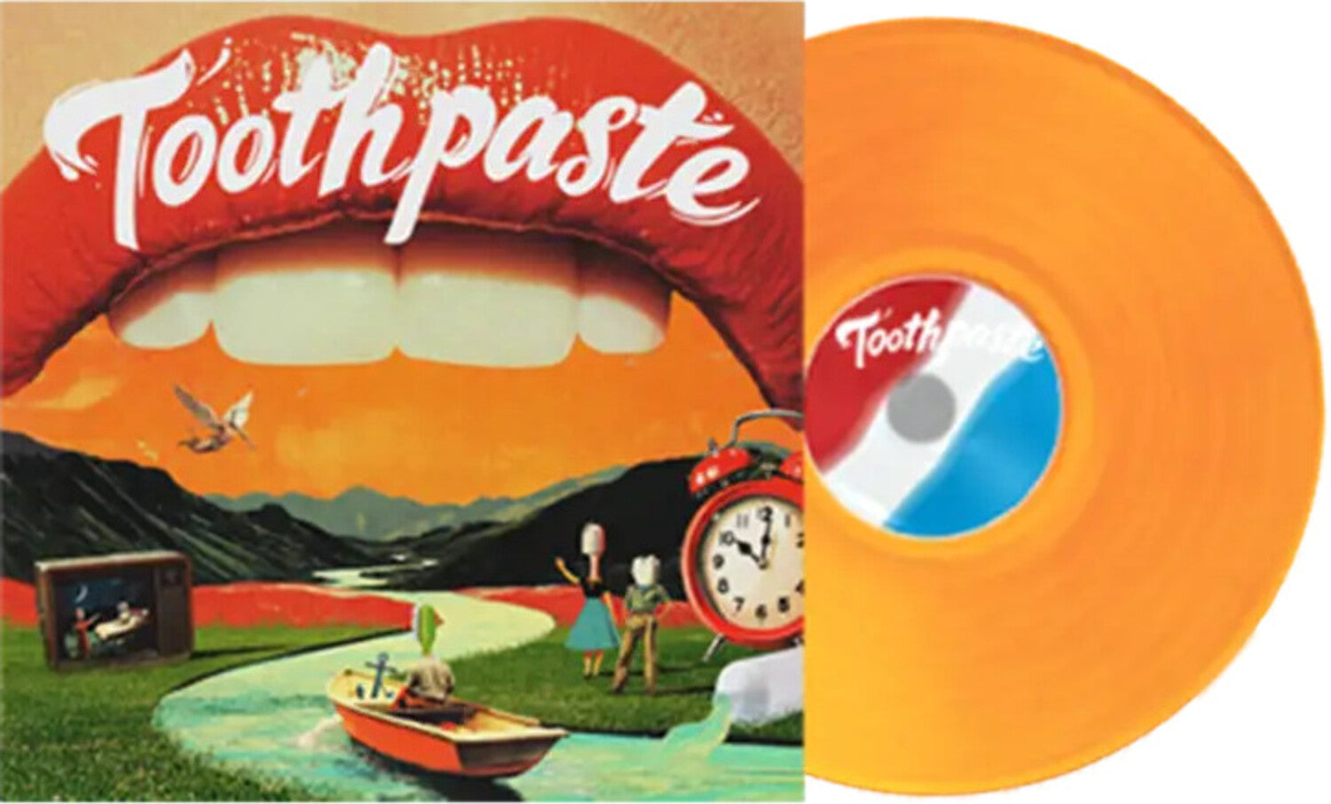Crystal Tides - Toothpaste (Orange Vinyl)