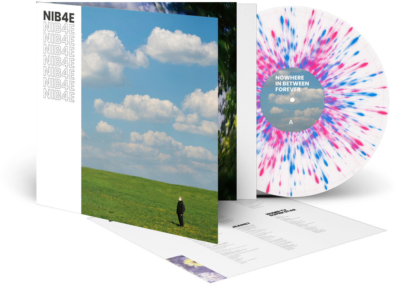 Lantlos - Nowhere in Between Forever - White/Blue/Pink (White Vinyl)
