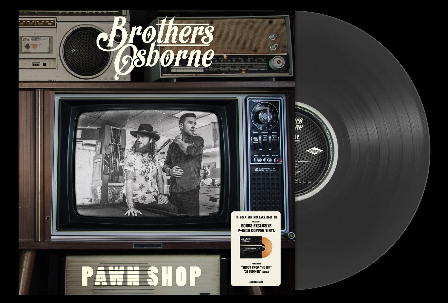 Brothers Osborne - Pawn Shop [LP/Copper 7 Single] (Limited Edition)