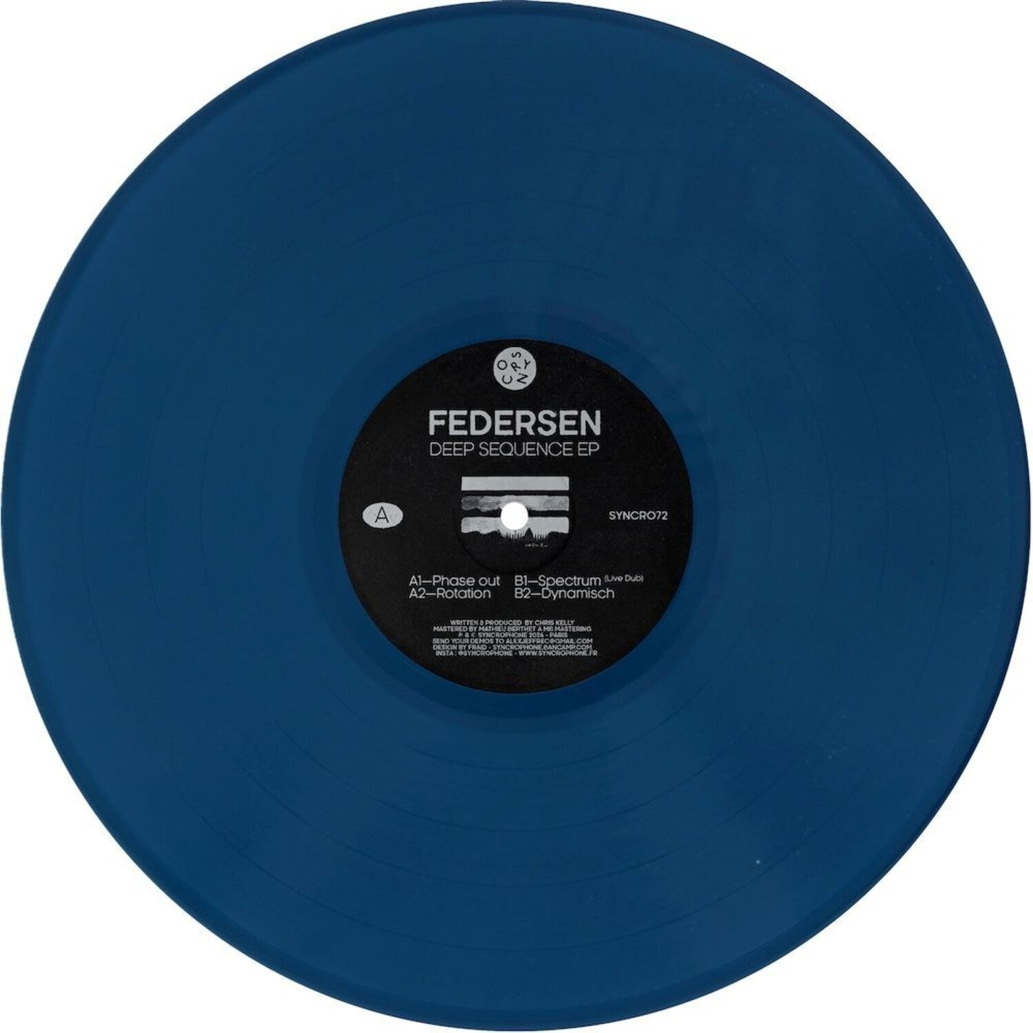 Federsen - Deep Sequence (Blue Vinyl)