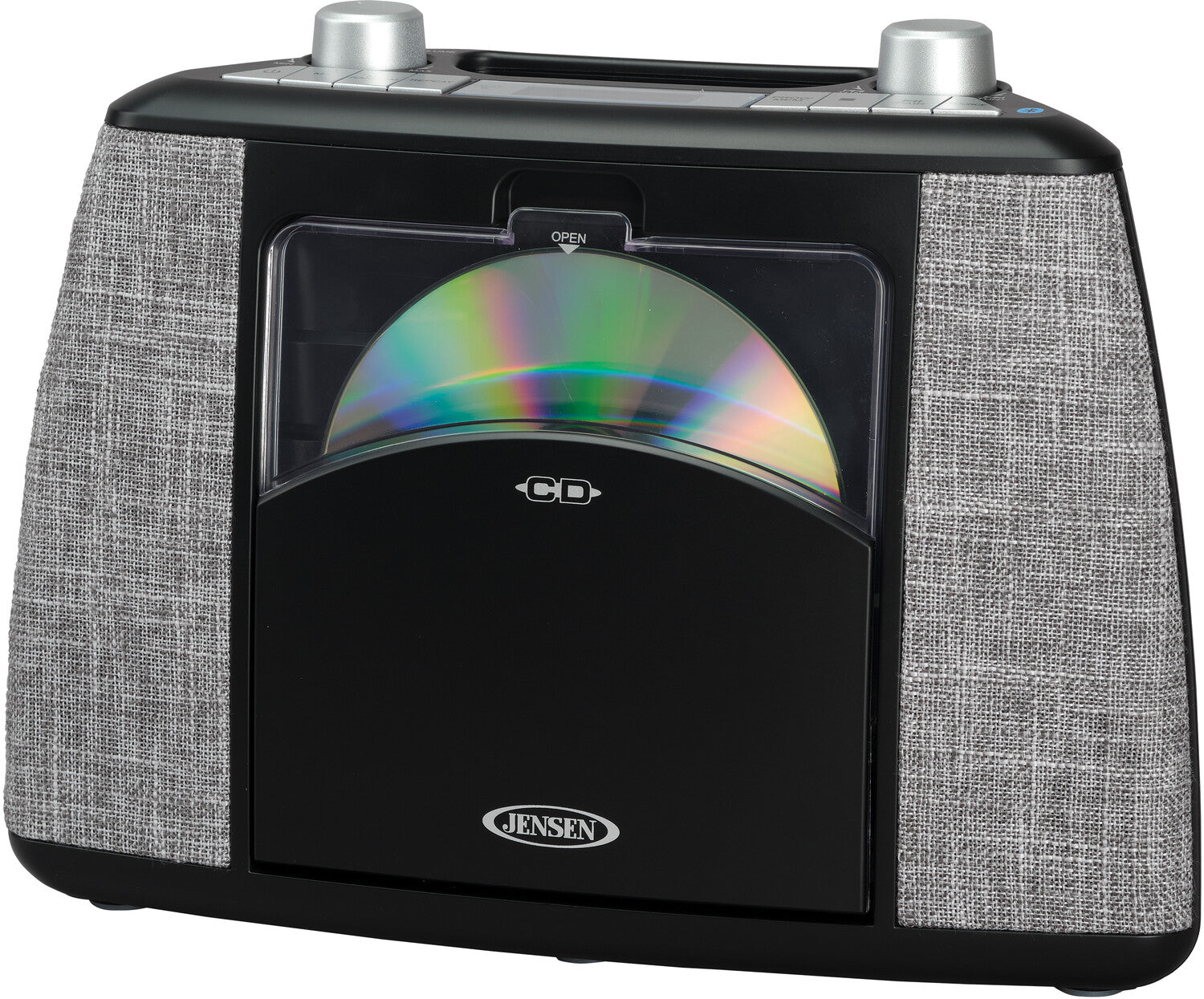 Jensen CD-565- Portable Bluetooth CD Music System FM- CD Player - Speaker
