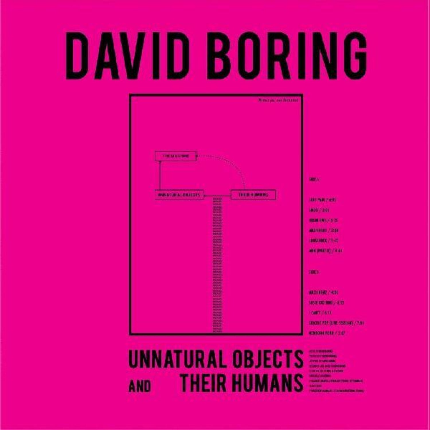 David Boring - Unnatural Objects & Their Humans (Gray Vinyl)