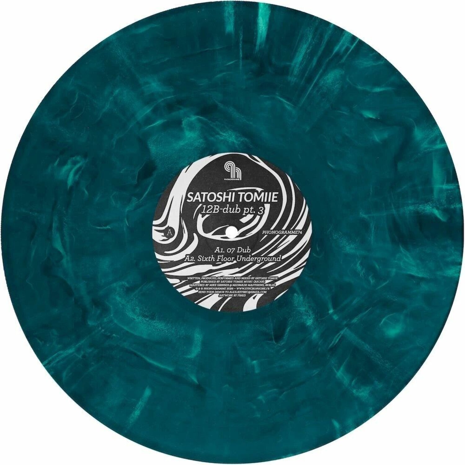 Satoshi Tomiie - 12B-Dub Part 3 (Teal Vinyl)