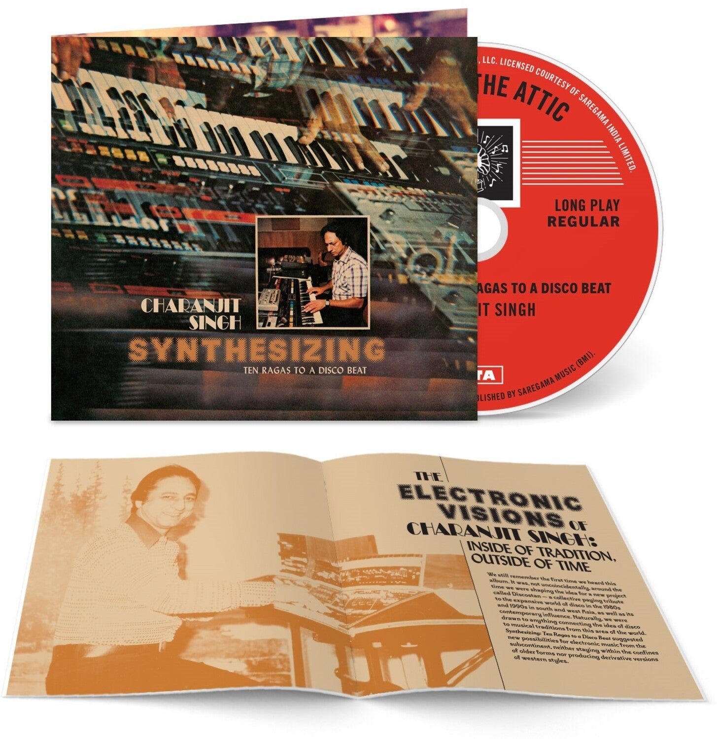Charanjit Singh - Synthesizing: Ten Ragas To A Disco Beat 2xCD (Deluxe)