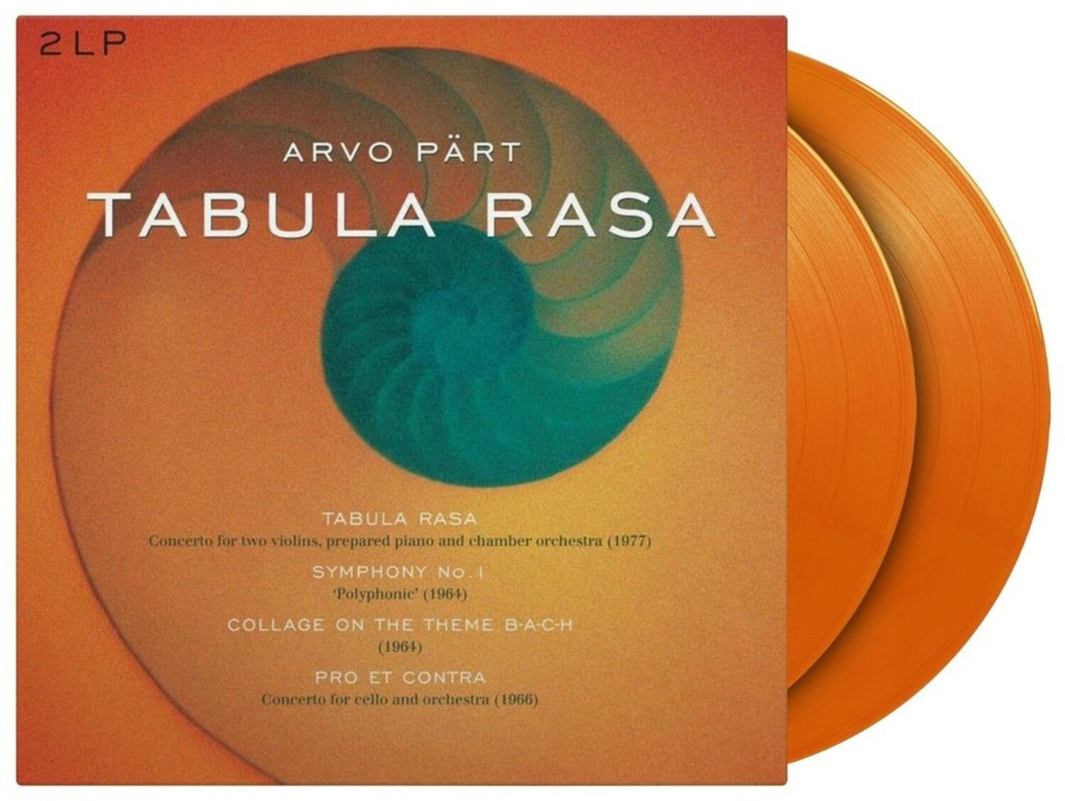 Arvo Part - Tabula Rasa / Symphony 1 / Collage On A Theme B-A-C-H / Pro Et Contra - Ltd 180gm Orange Vinyl 2xLP (Orange Vinyl)