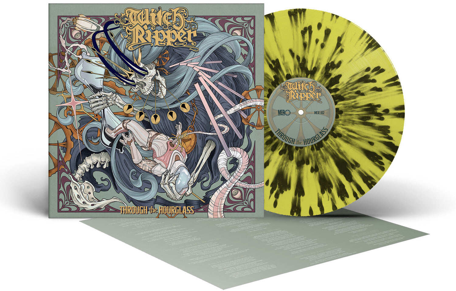 Witch Ripper - Through the Hourglass - Yellow/Black (Yellow Vinyl)