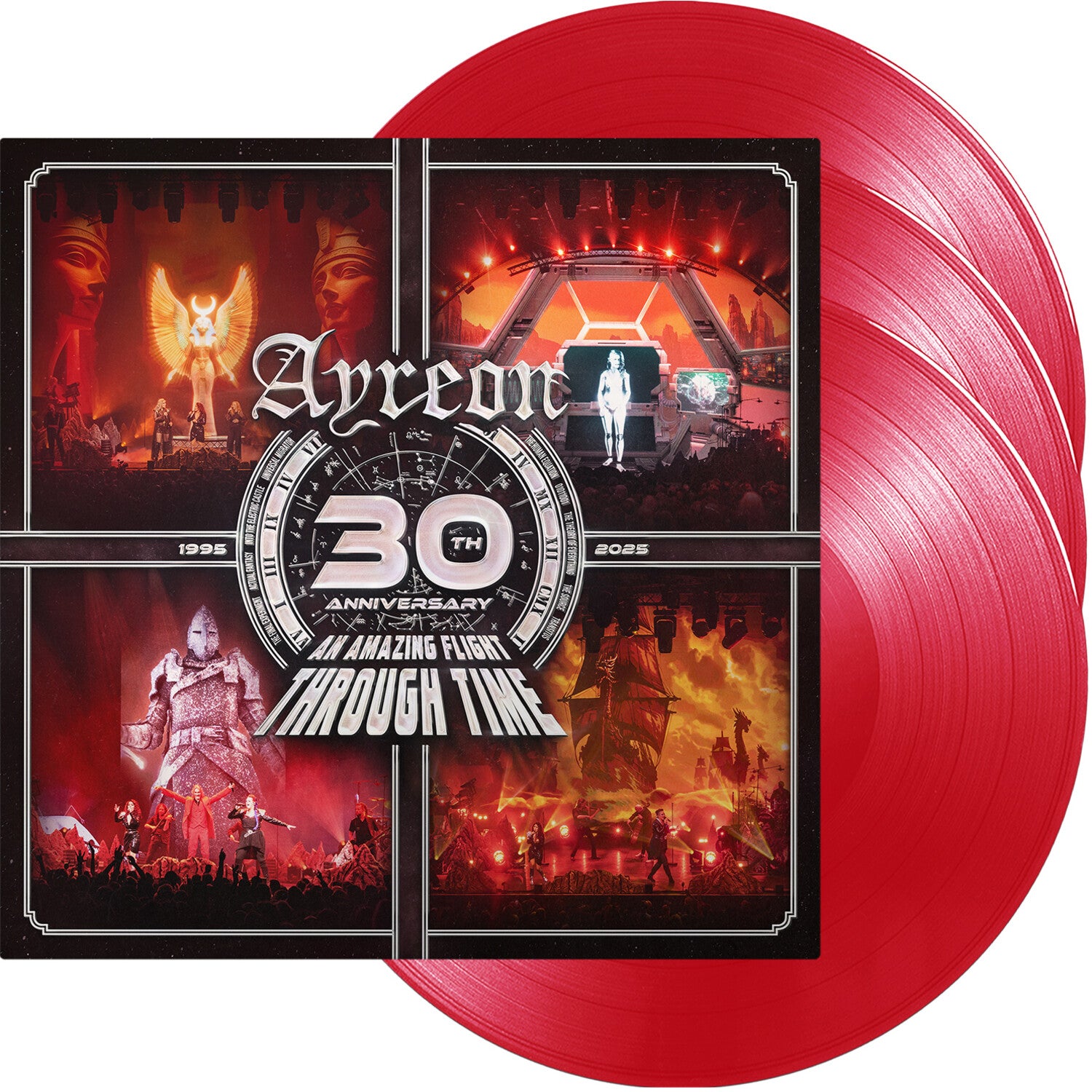 Ayreon - 30th Anniversary - an Amazing Flight Through Time 3xLP (Red Vinyl)