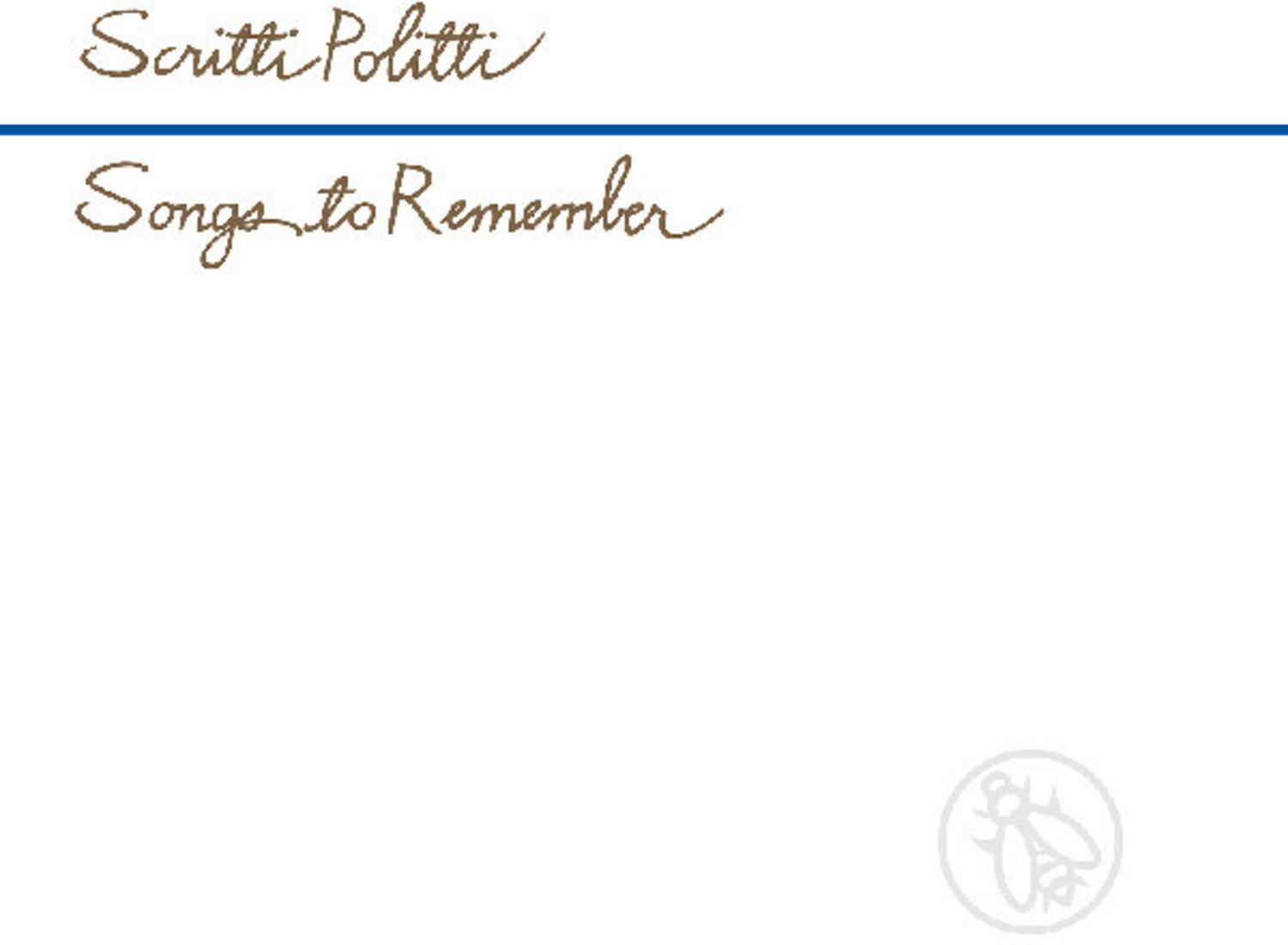 Scritti Politti - Songs to Remember (CD)