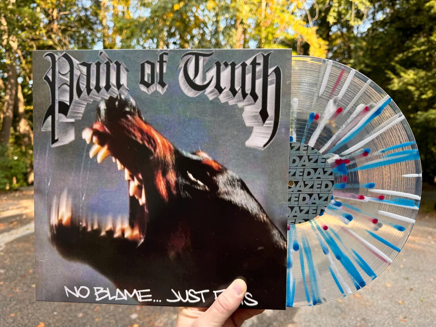 Pain of Truth - No Blame Just Facts - Red/Blue (Clear Vinyl)