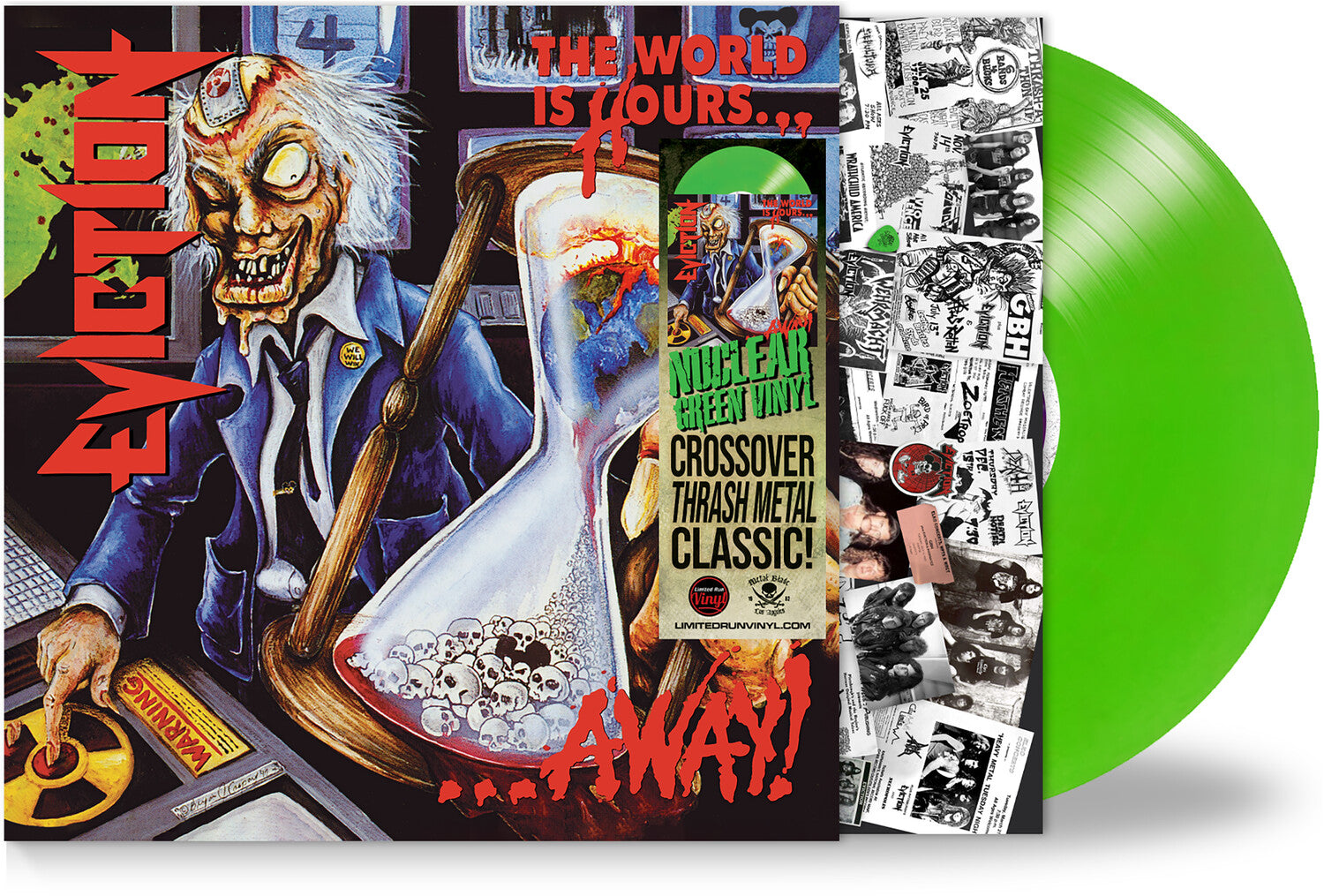 Eviction - The World Is Hours Away (Green Vinyl)