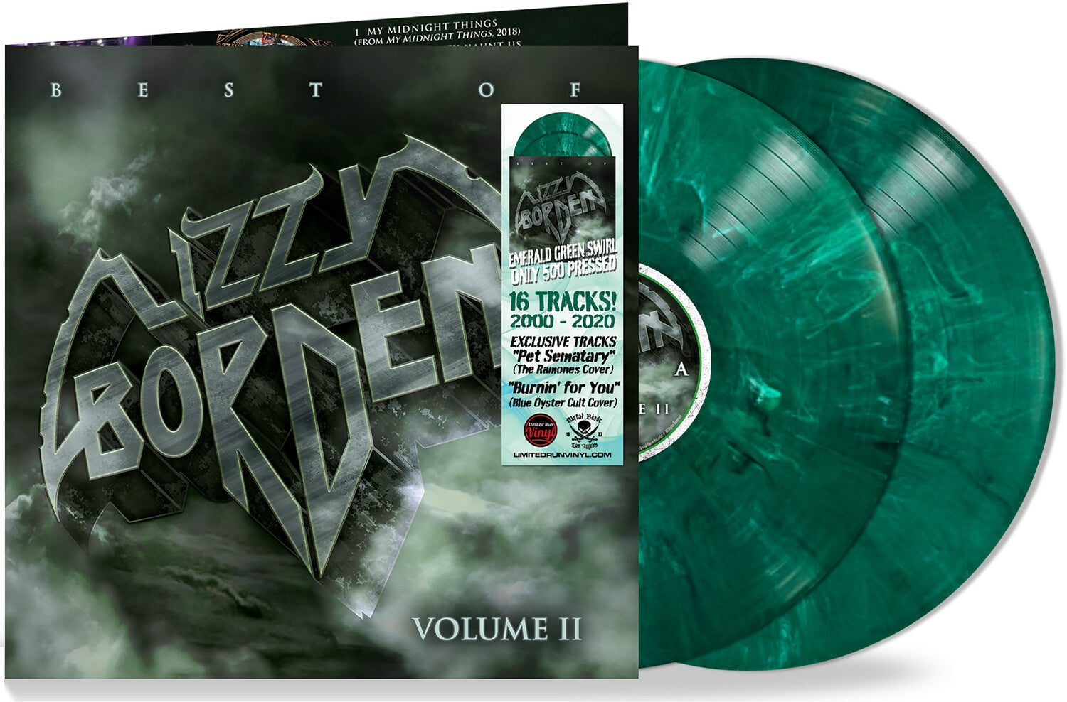 Lizzy Borden - The Best of Lizzy Borden Vol 2 2xLP (Green Vinyl)
