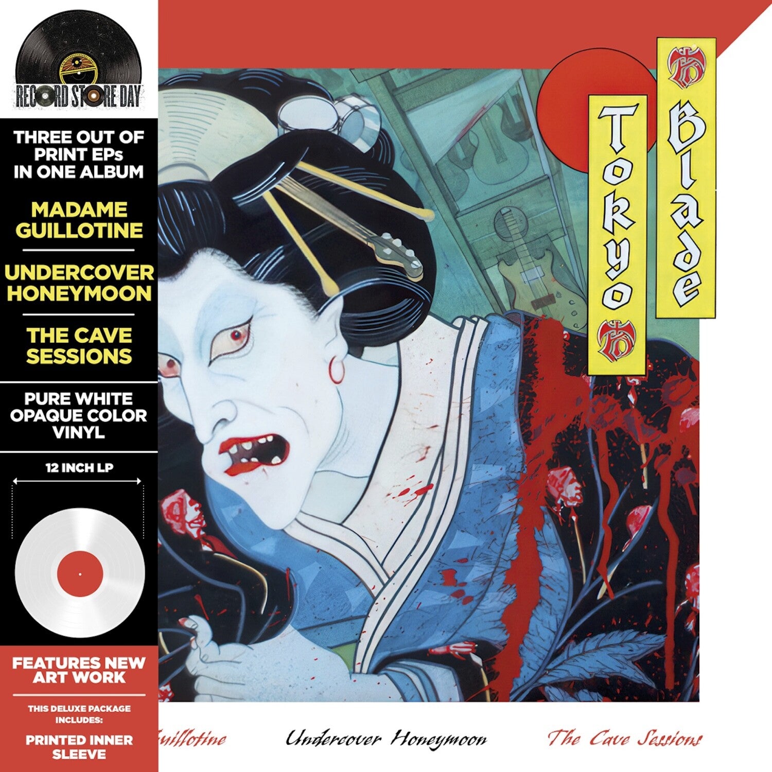 Tokyo Blade - Madame Guillotine/Undercover of the Honeymoon/the Cave Sessions (White Vinyl)