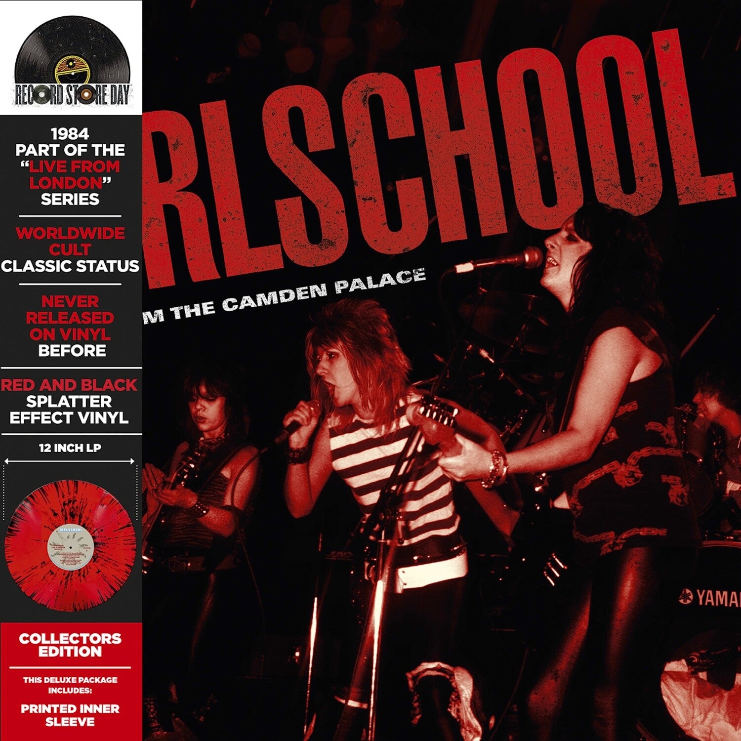 Girlschool - Live From the Camden Palace (Red Vinyl)