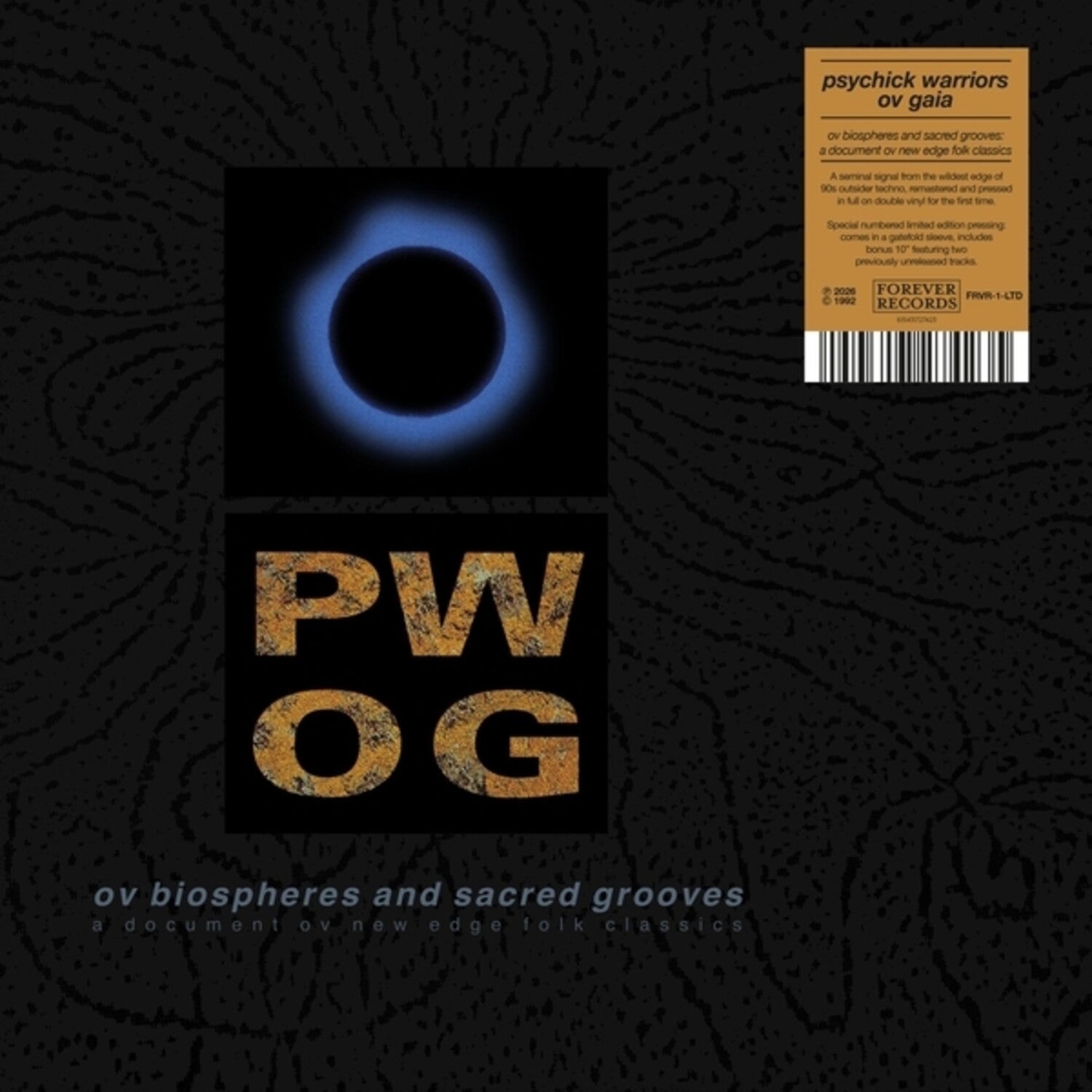 Psychick Warriors Ov Gaia - Ov Biospheres And Sacred Grooves: A Document Ov New Edge Folk Classics 2xLP (Limited Edition)