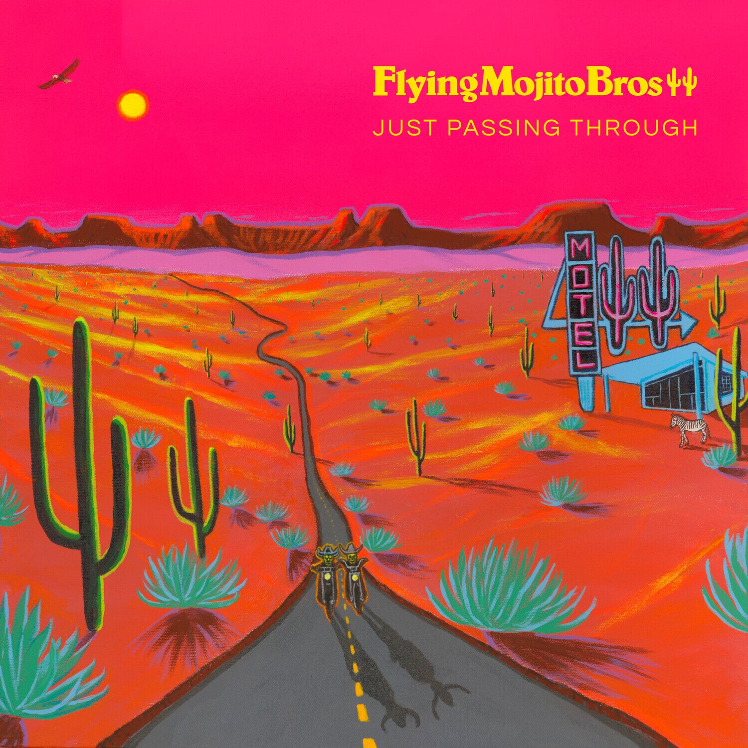 Flying Mojito Bros - Just Passing Through - Orange/Pink (Orange Vinyl)