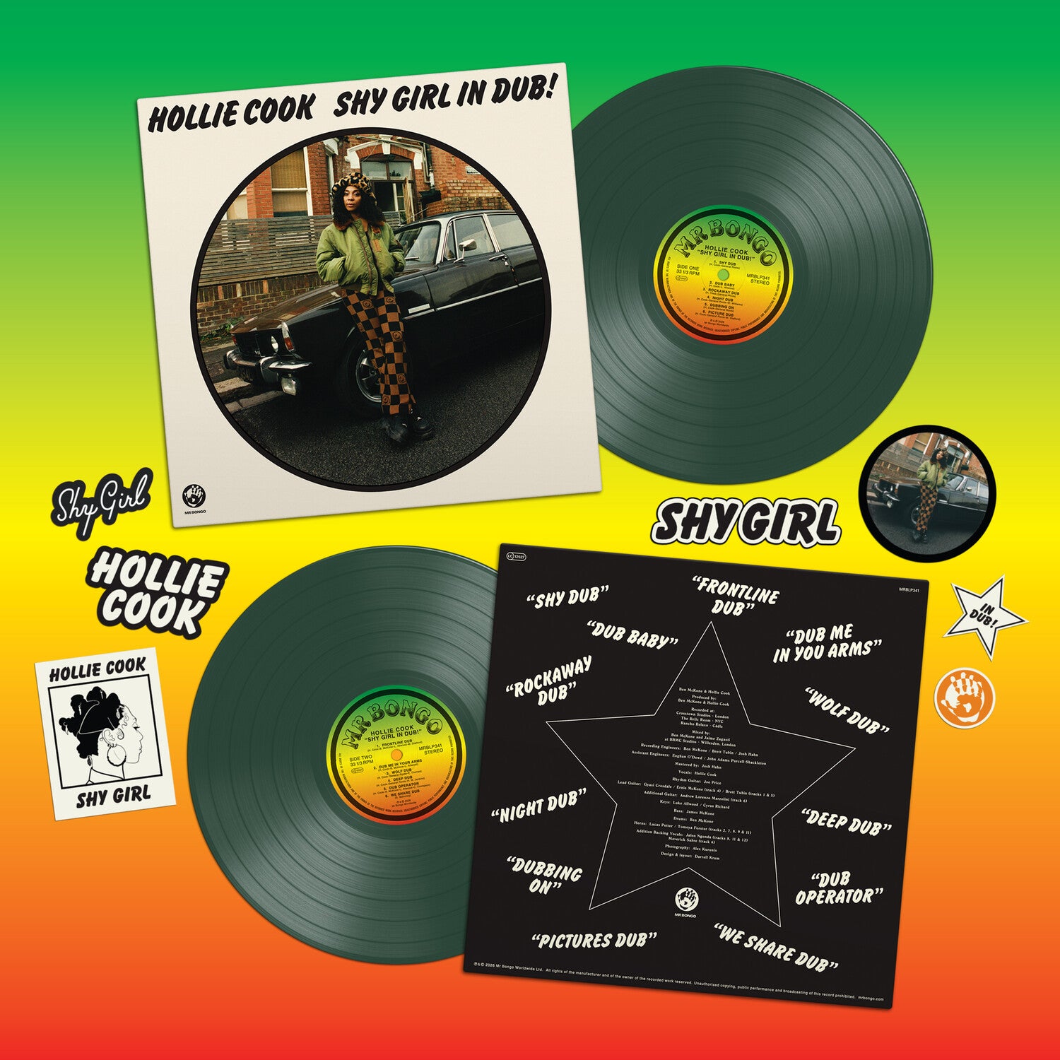 Hollie Cook - Shy Girl in Dub! (Green Vinyl)
