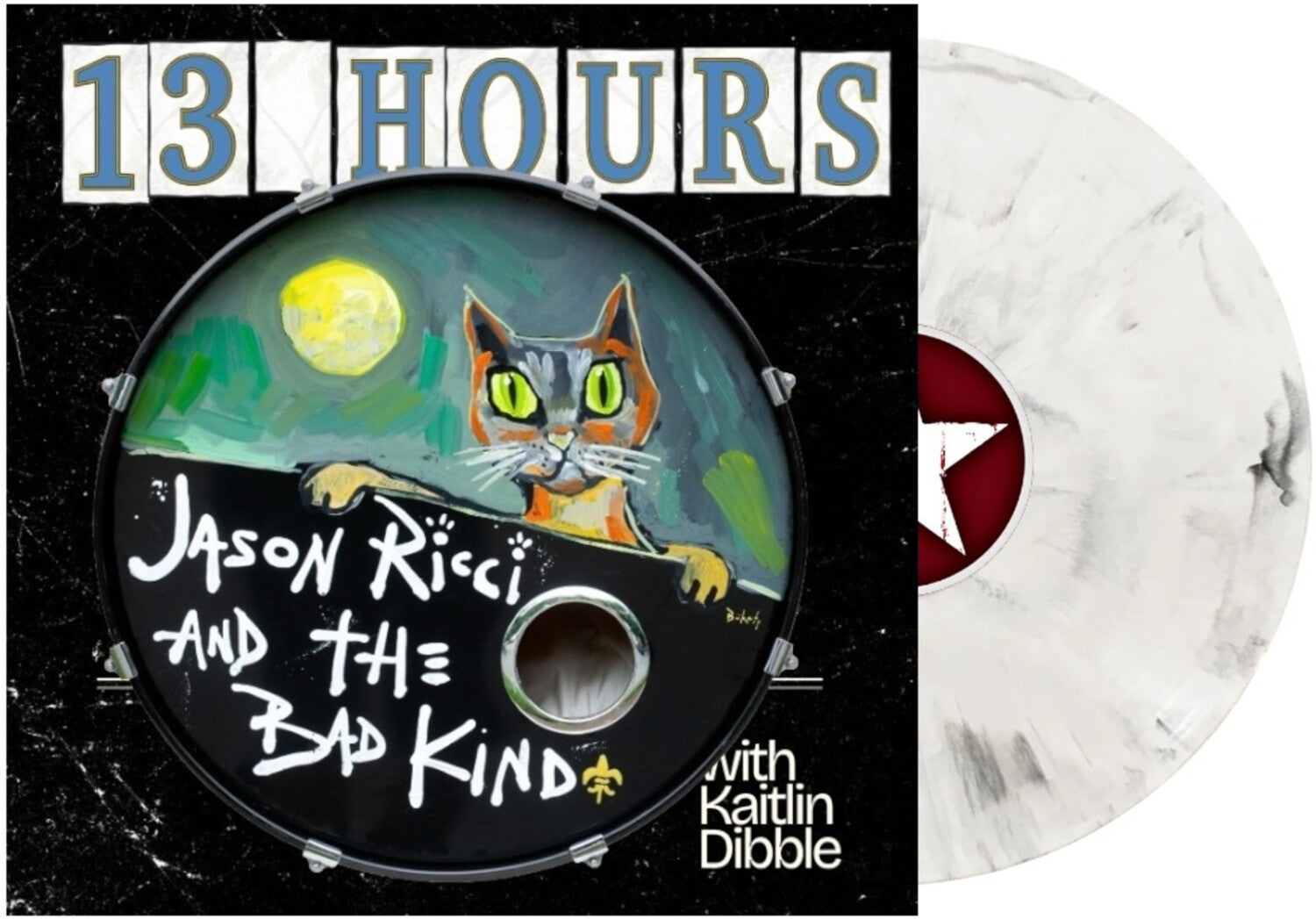 Jason Ricci & the Bad Kind / Kaitlin Dibble - 13 Hours (White Vinyl)