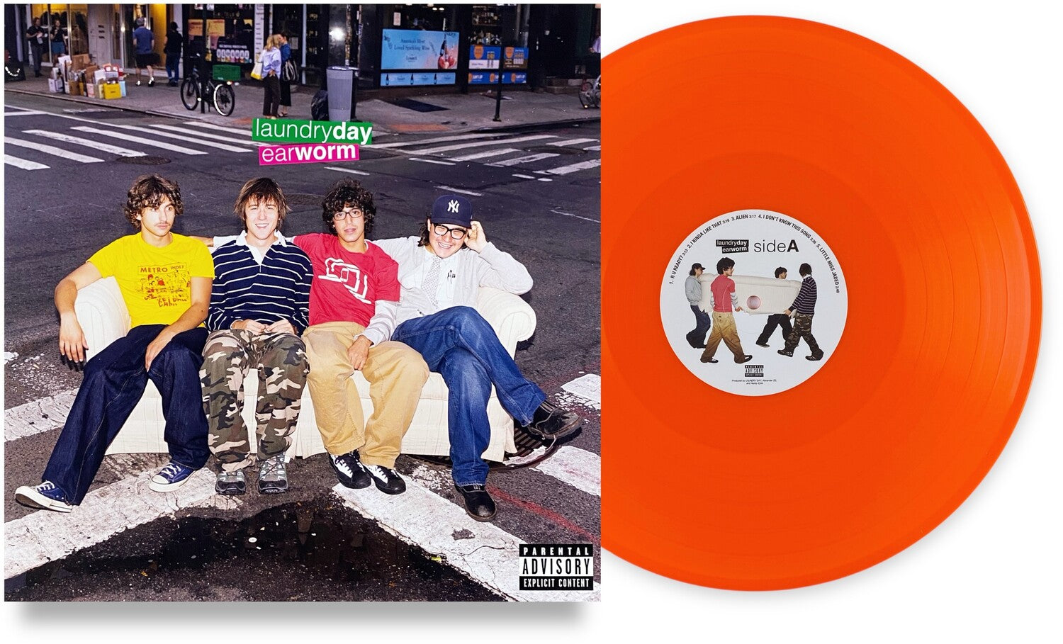 Laundry day - Earworm - Neon Orange (Orange Vinyl)