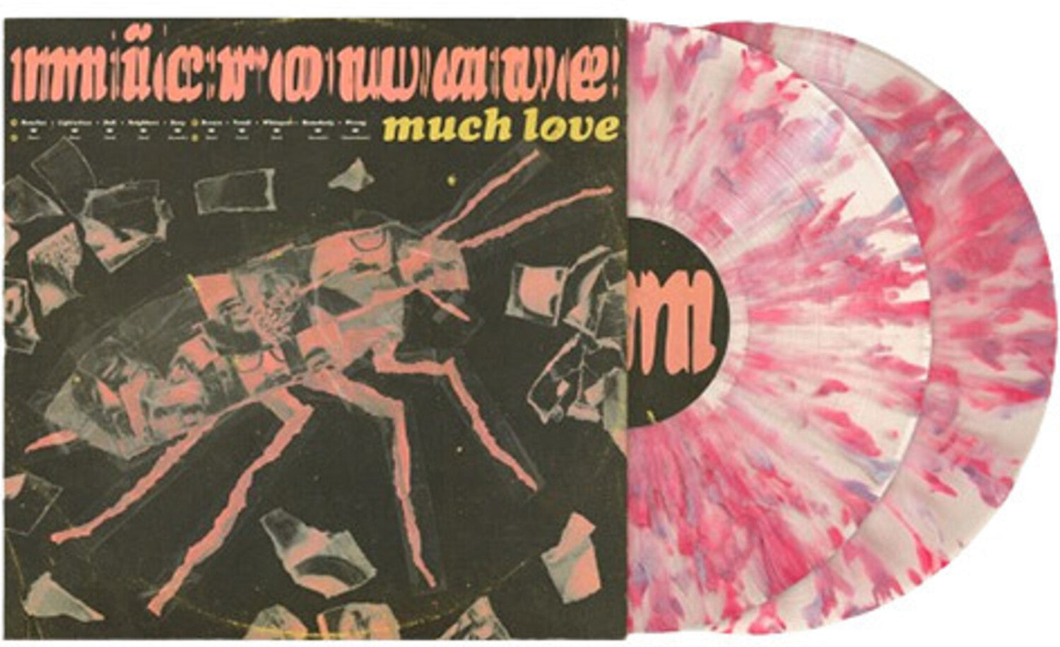 Microwave - Much Love - Clear Pink Swirl Vinyl ) 2xLP (Clear Vinyl)
