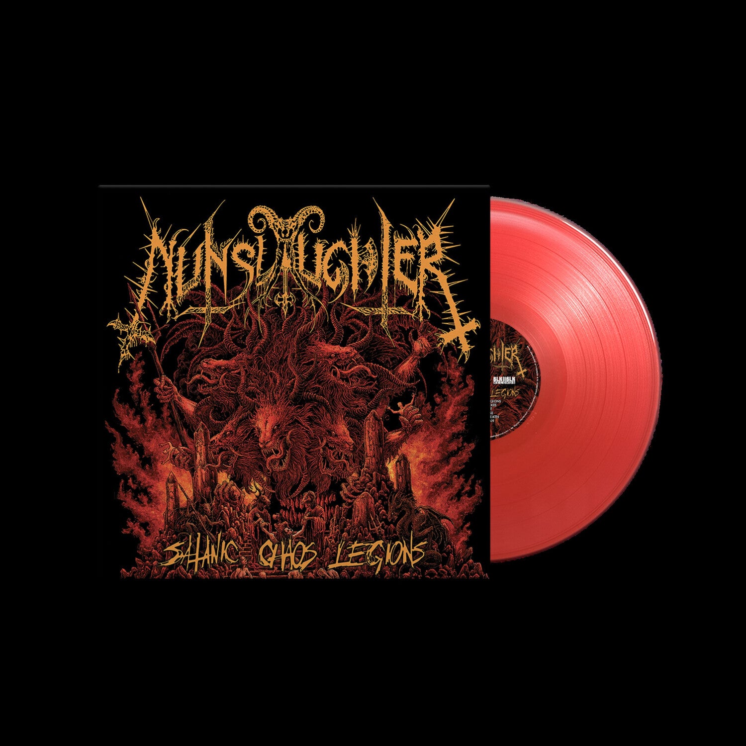 Nunslaughter - Satanic Chaos Legions (Red Vinyl)