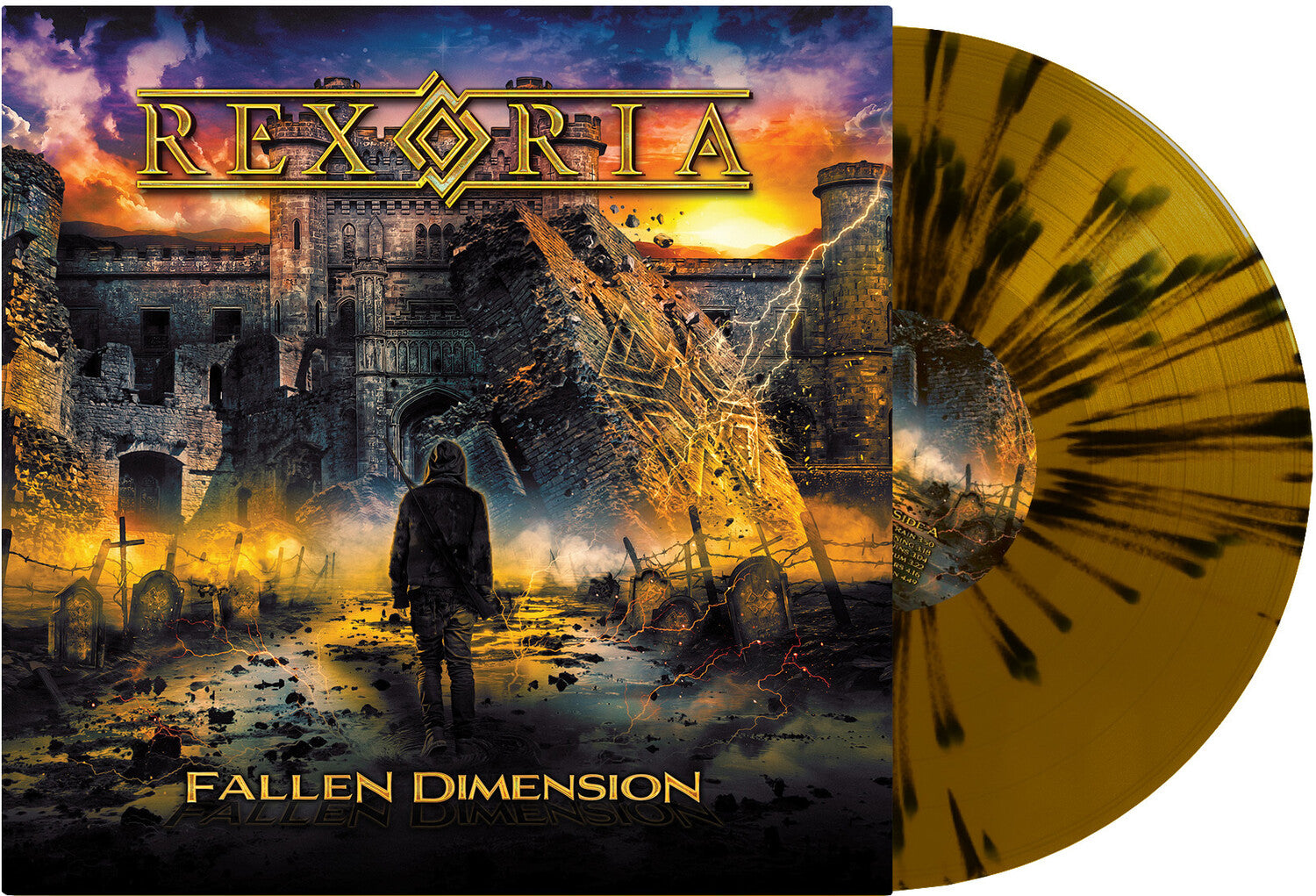 Rexoria - Fallen Dimension - Gold/Black (Splatter Vinyl)
