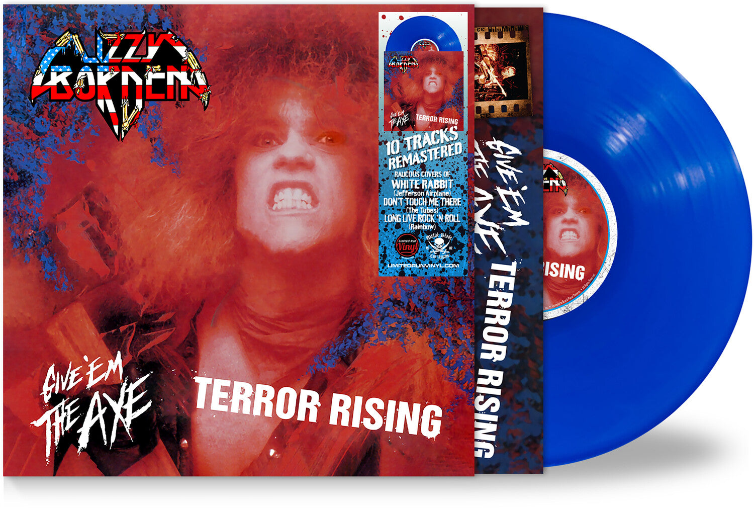 Lizzy Borden - Give 'Em the Axe & Terror Rising (Blue Vinyl)