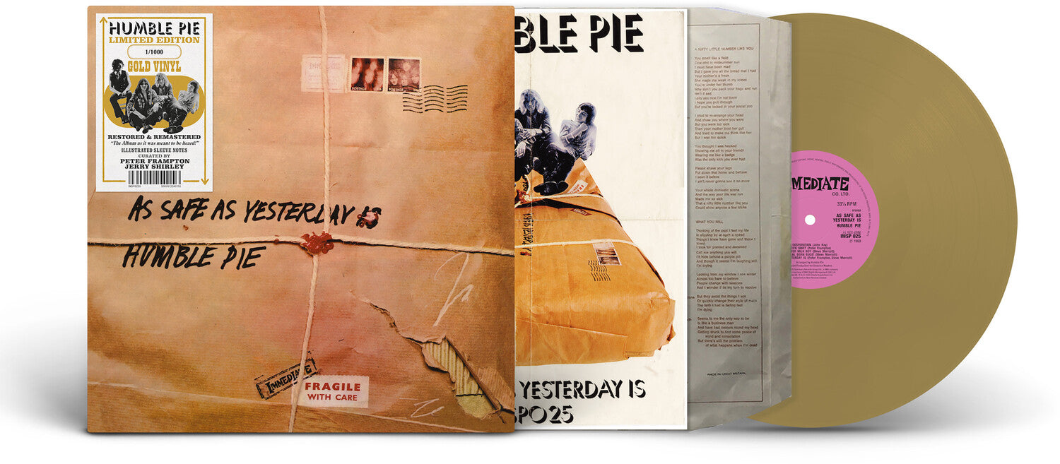 Humble Pie - As Safe as Yesterday Is (Gold Vinyl)