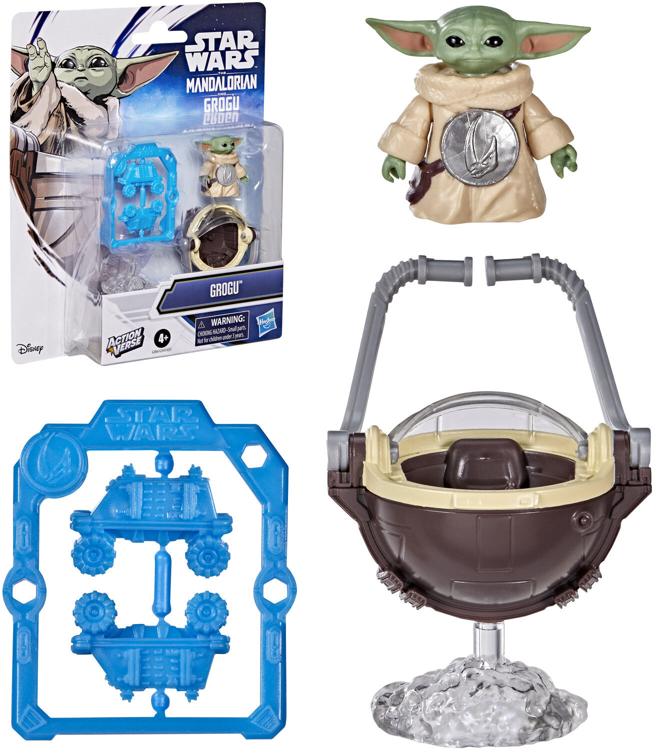 Star Wars - ActionVerse - Grogu Action Figure & Accessories