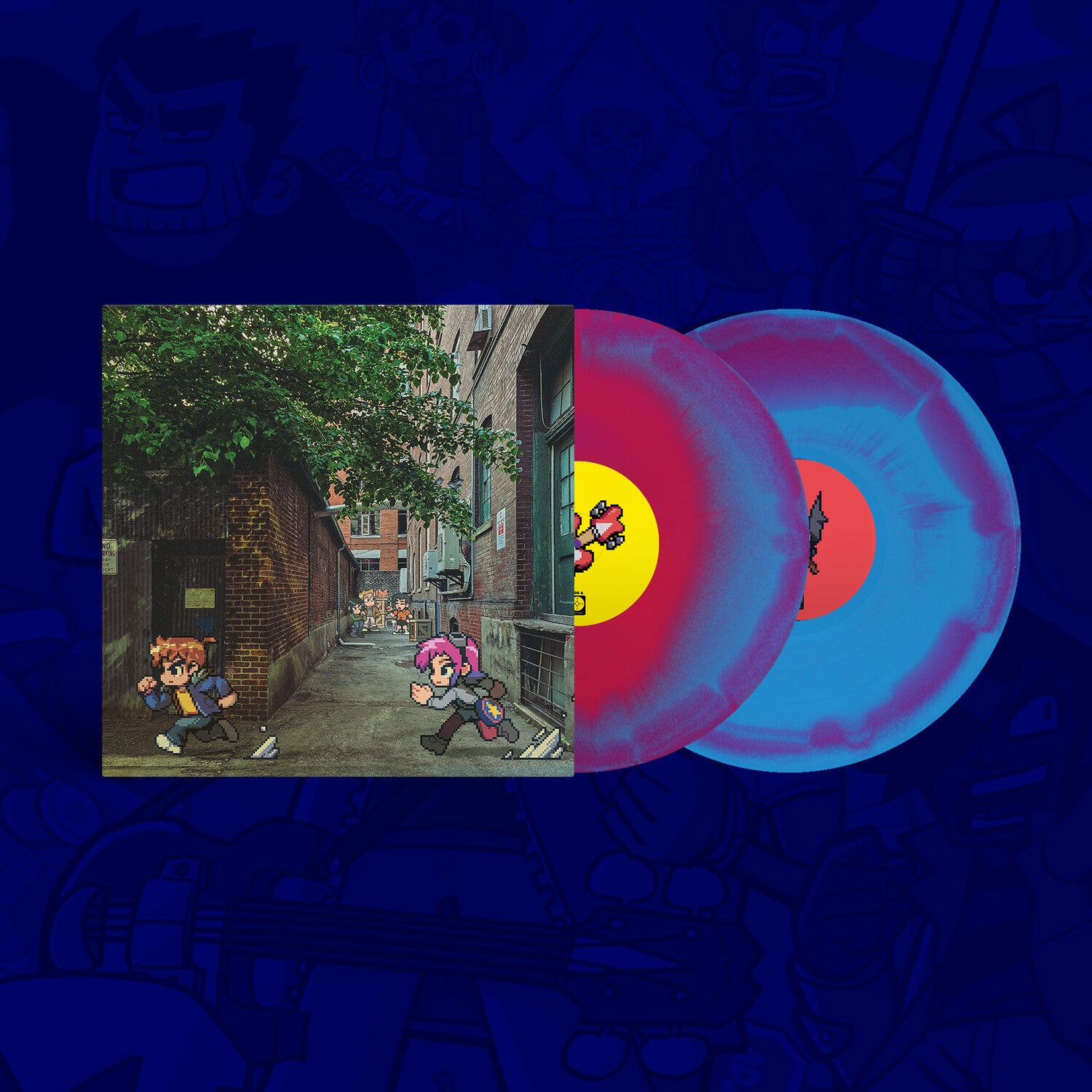Anamanaguchi - Scott Pilgrim Ex (Original Soundtrack) - Pink/Blue 2xLP (Pink Blue Vinyl)
